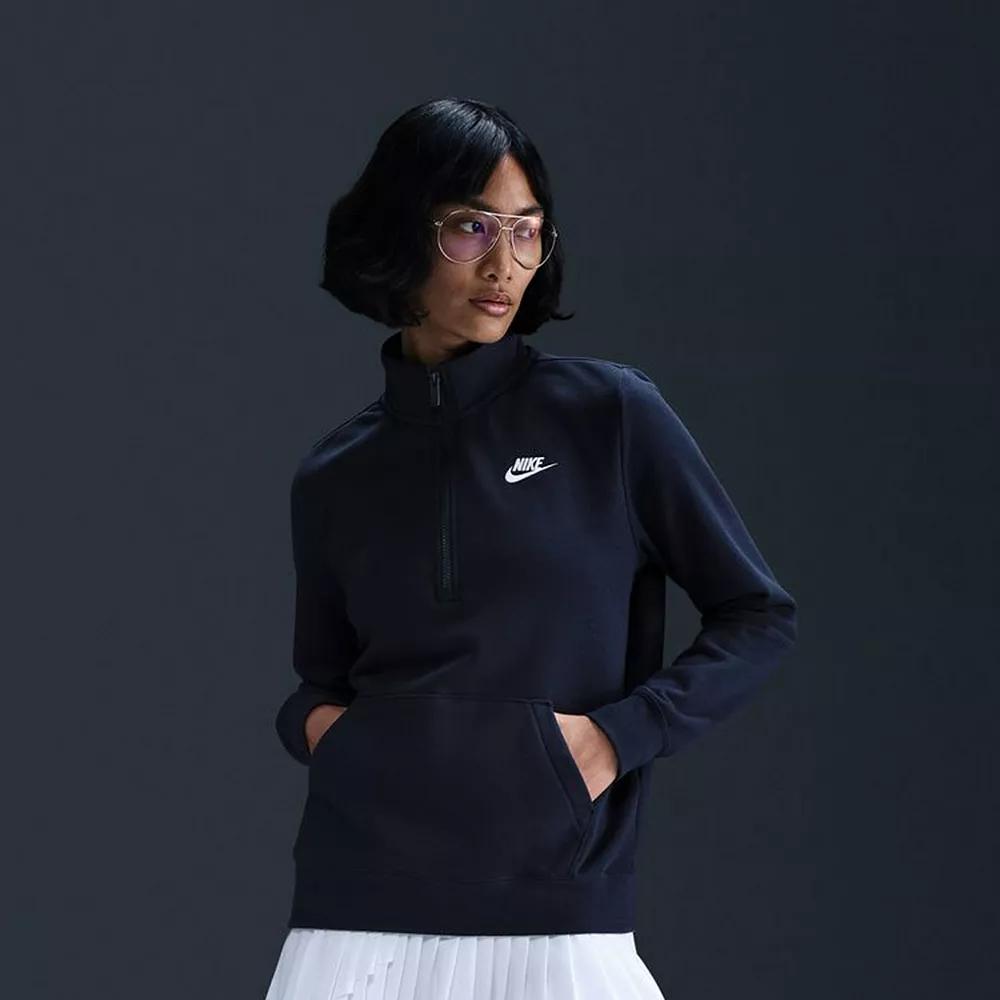 Women's Nike Sportswear Club Fleece Quarter-Zip Sweatshirt,  Product Image