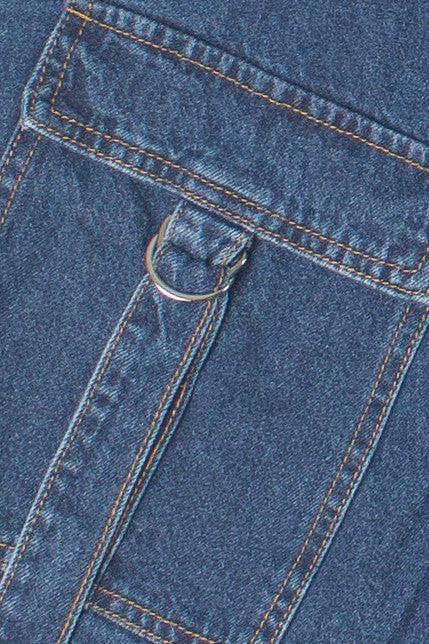 Denim Cargo Pocket Skort Product Image