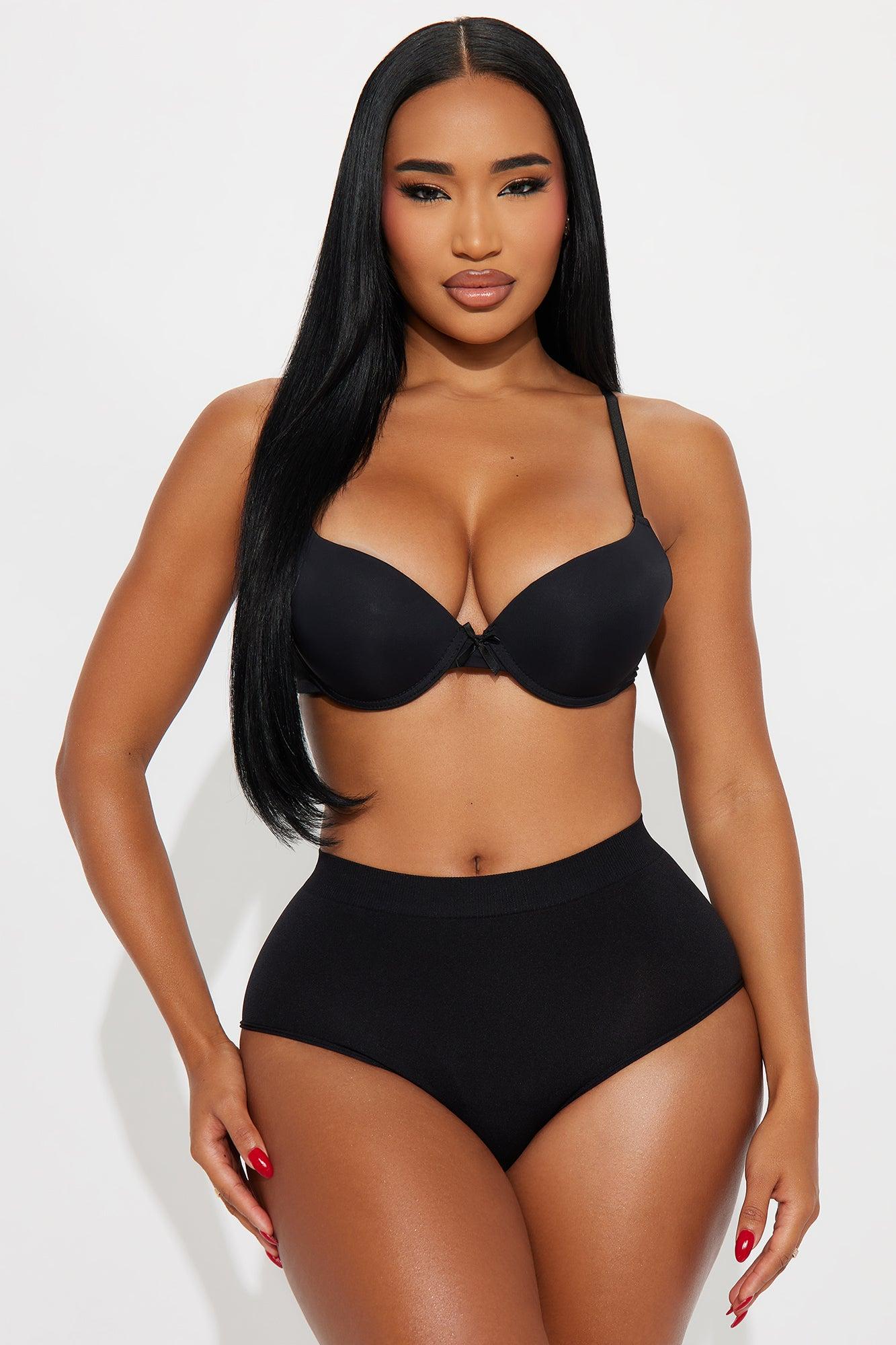 Smooth And Ready Seamless Cheeky Brief Panty - Black Female Product Image