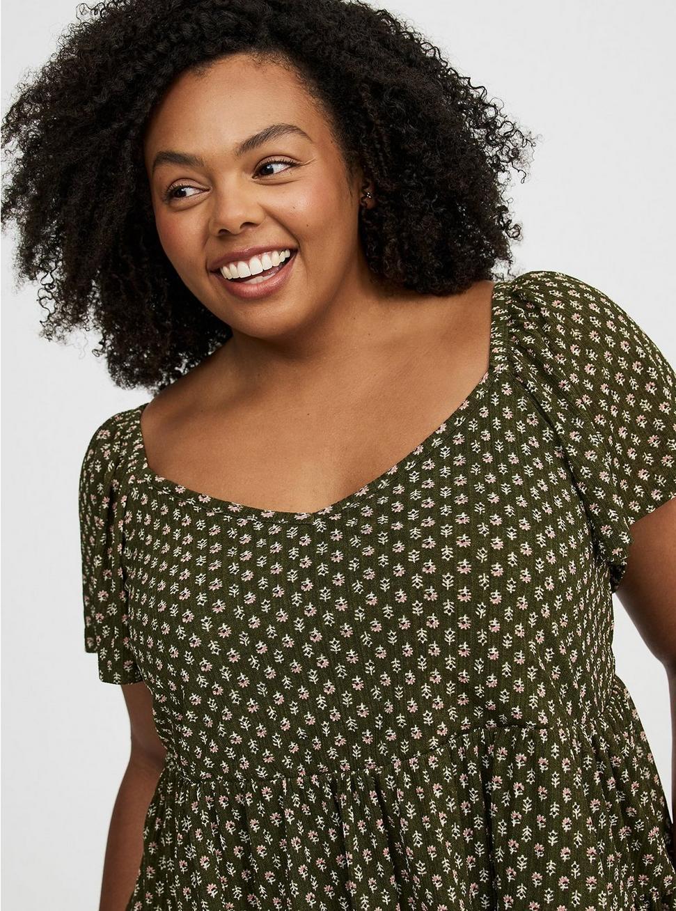 Flutter Sleeve Babydoll Top Product Image