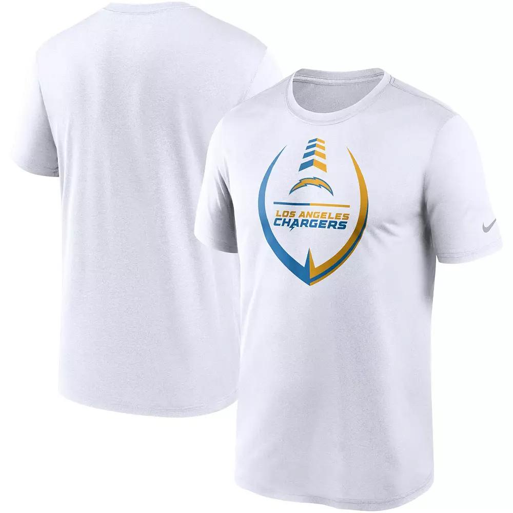 Men's Nike White Los Angeles Chargers Icon Legend Performance T-Shirt,  Product Image