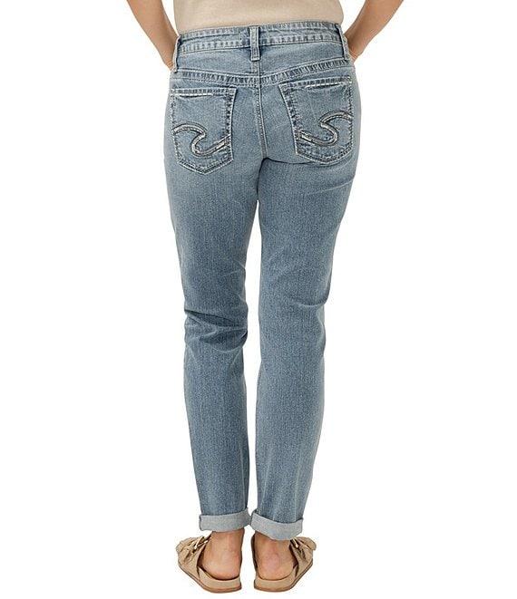 Silver Jeans Co. Mid Rise Slim Leg Boyfriend Jeans Product Image