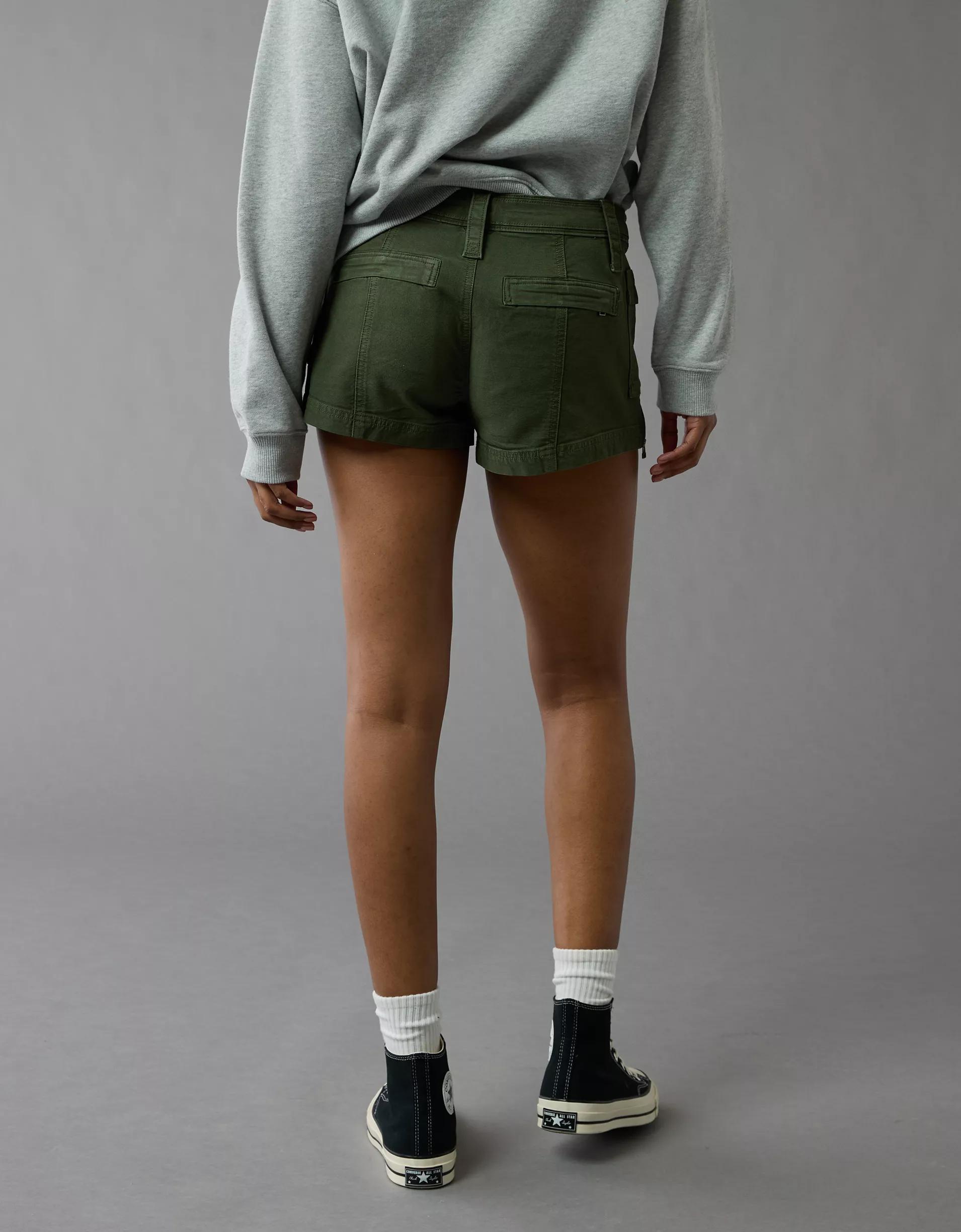 AE Stretch Low-Rise Cargo Short Short Product Image