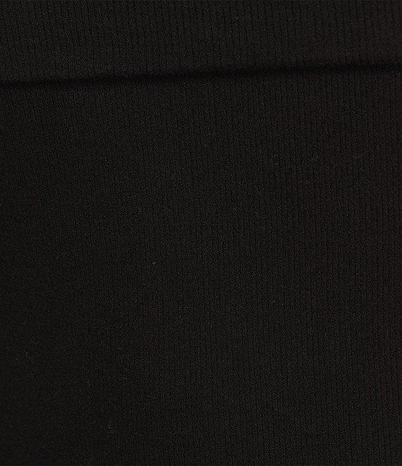 Every Knit Ruched Off Shoulder Long Sleeve Sweater Top Product Image