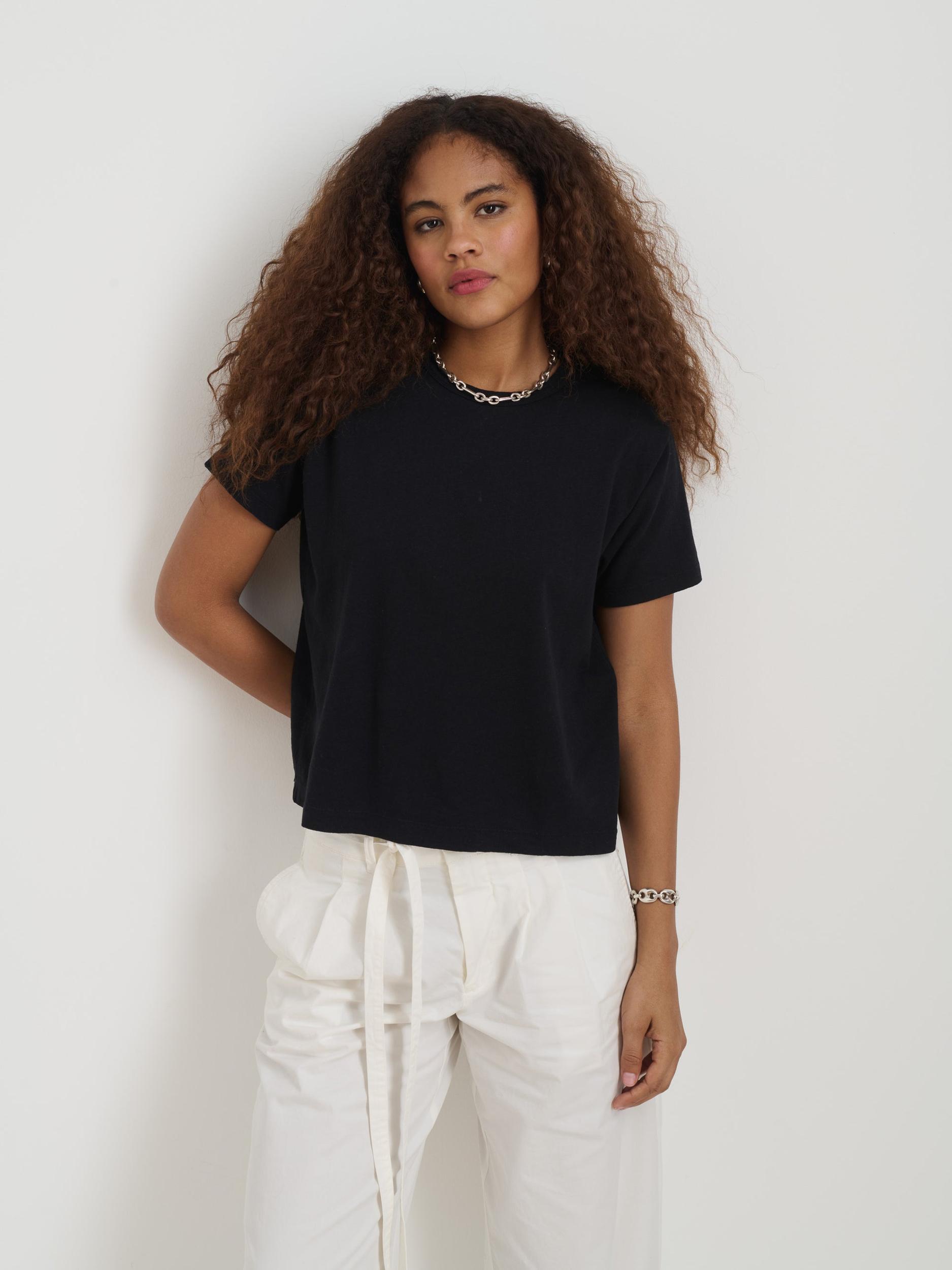 Garcon Tee In Linen Cotton Product Image
