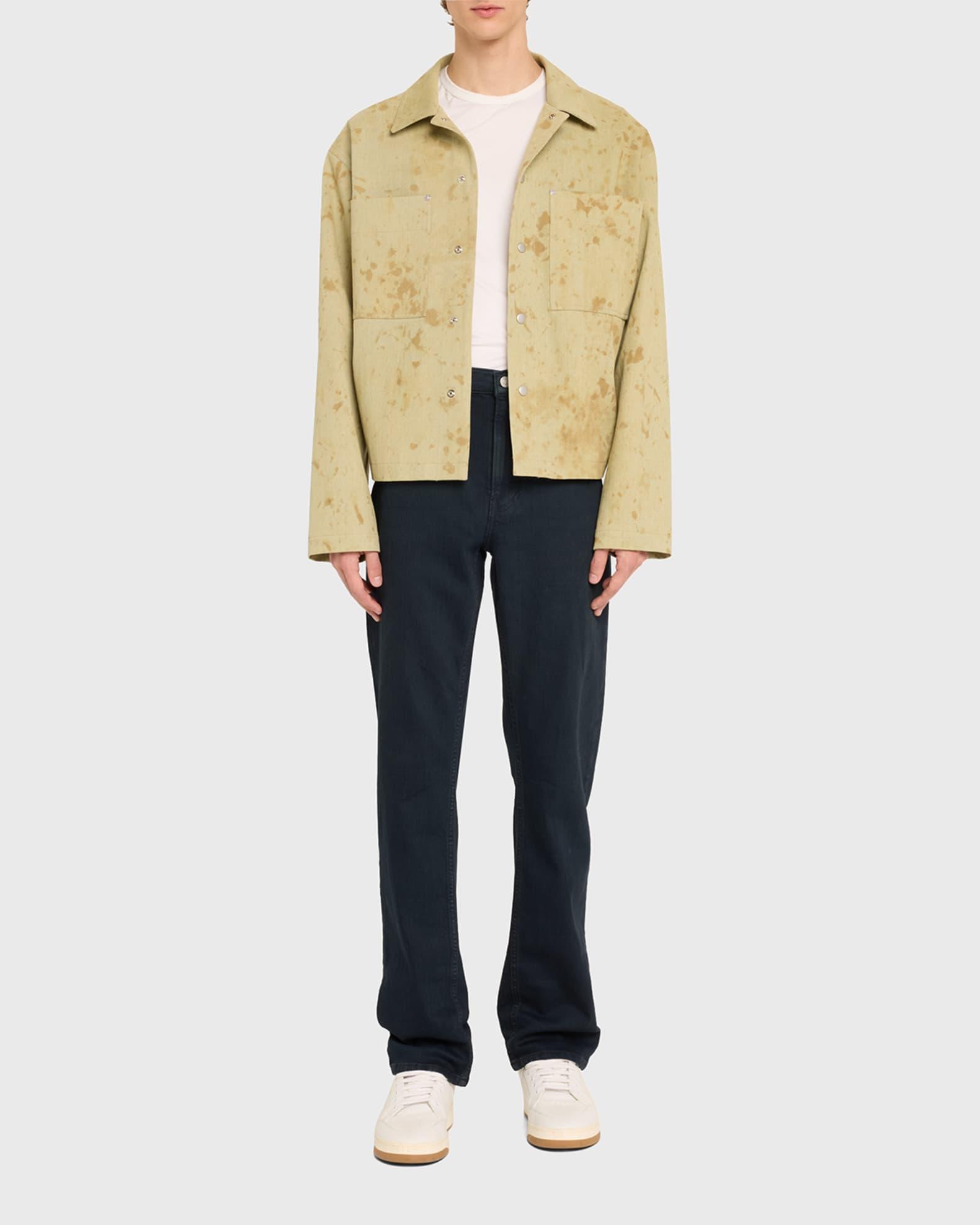 Men's Painted Denim Overshirt Product Image