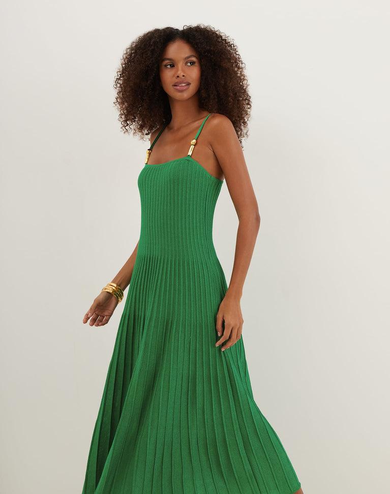 Knit Bruna Long Dress - Meadow Product Image