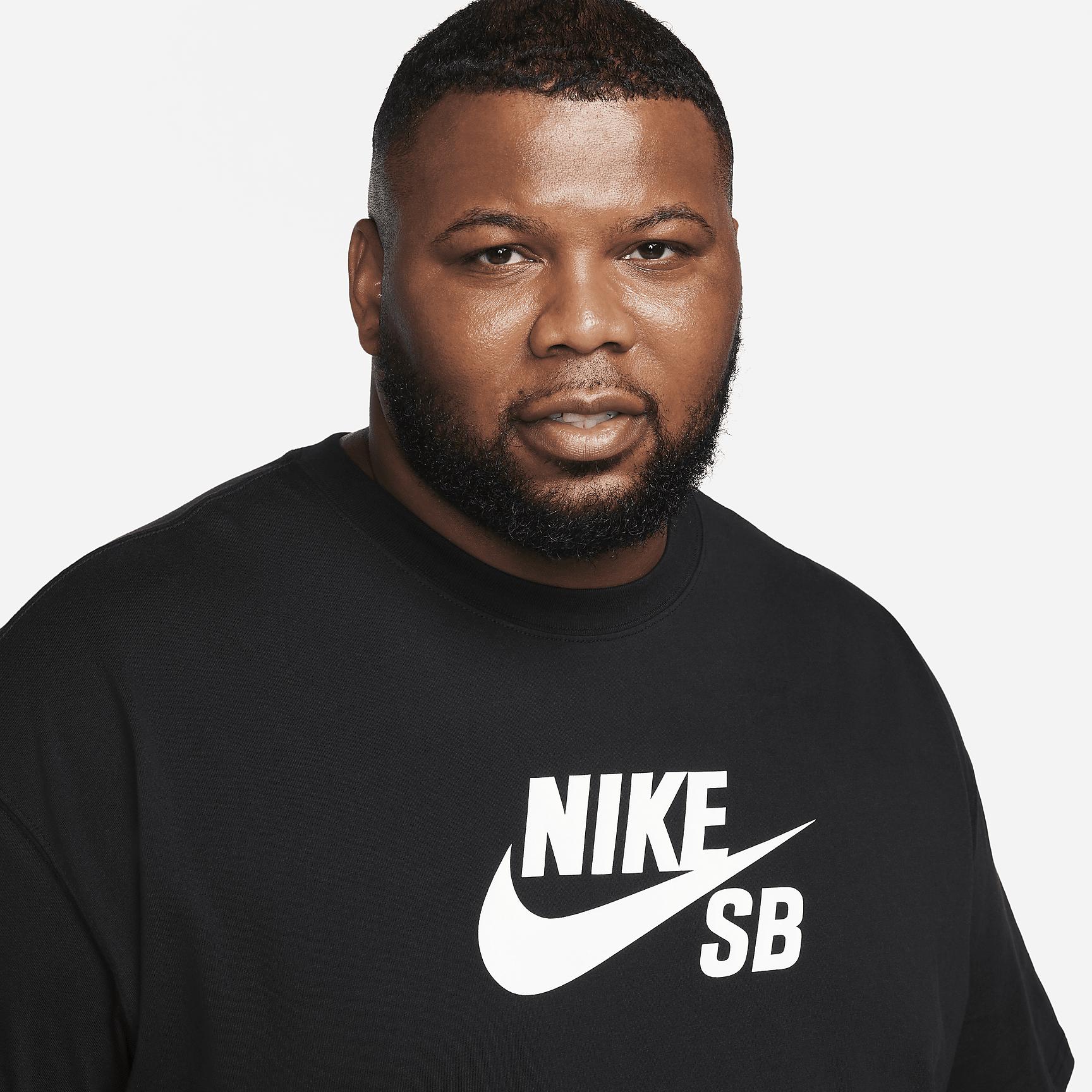 Mens Nike SB Logo Skate T-Shirt | CV7539-010 Product Image