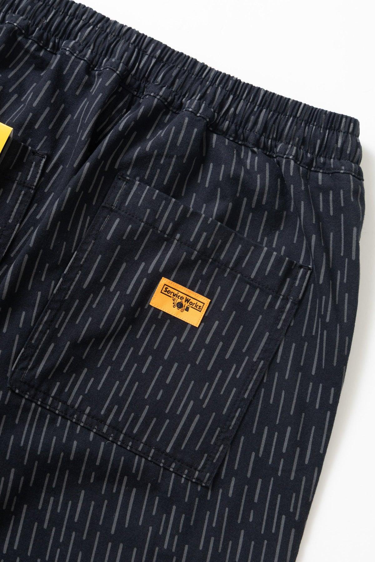 Patterned Chef Pants - Raindrop Mono Product Image