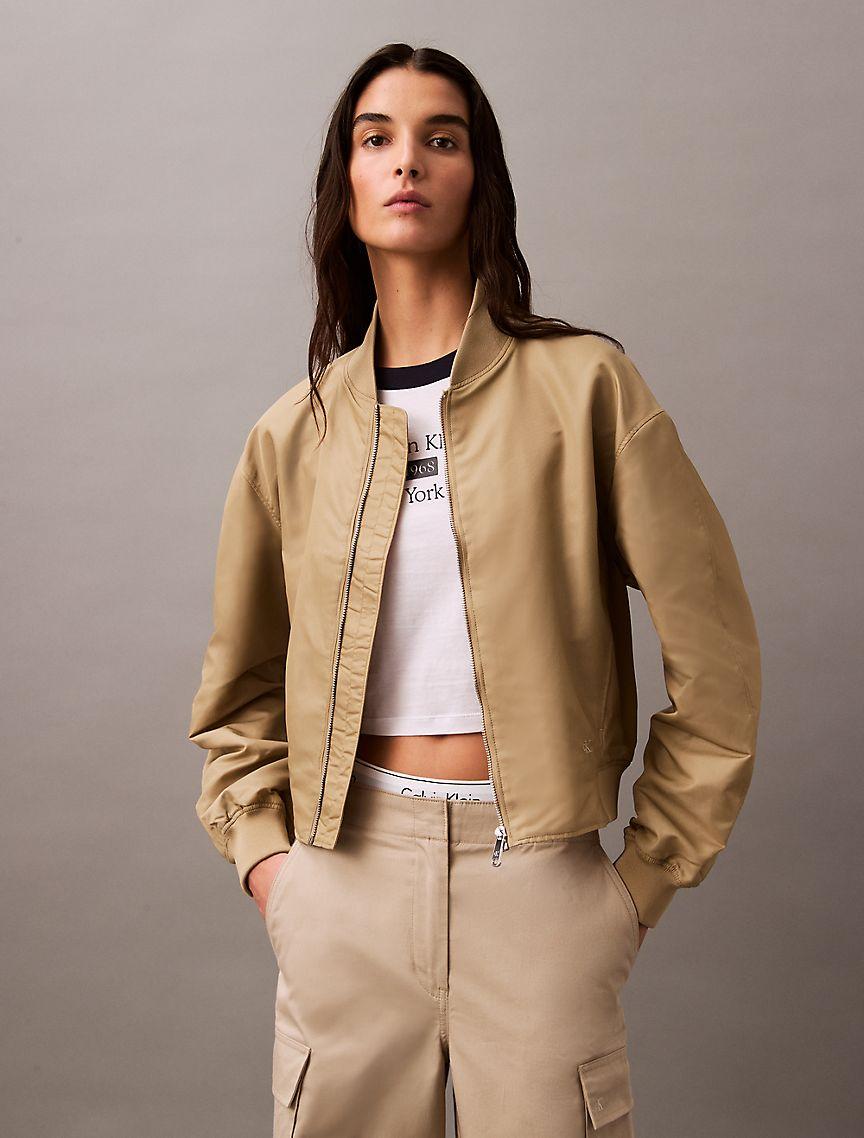 Nylon Bomber Jacket Product Image