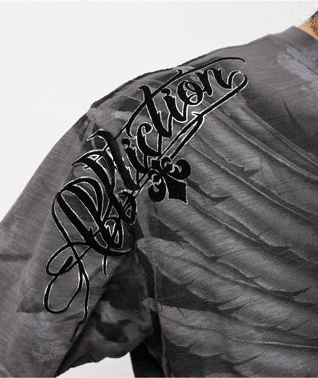 Affliction Vanquish Charcoal Wash T-Shirt  Product Image
