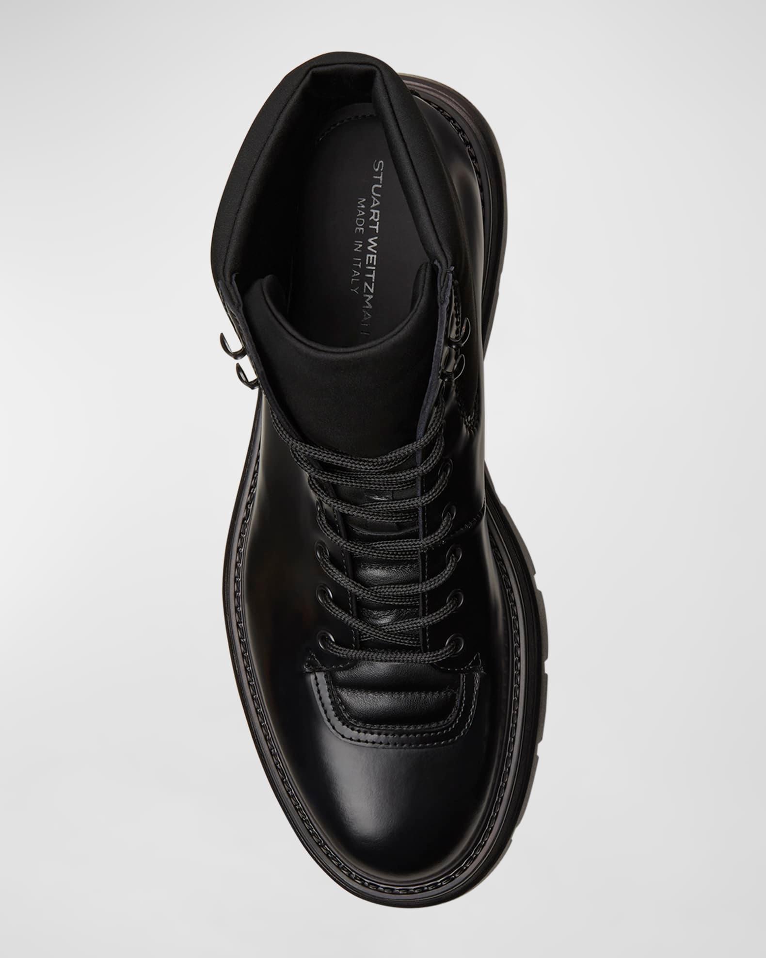 Men's Adam Leather and Neoprene Combat Boots Product Image