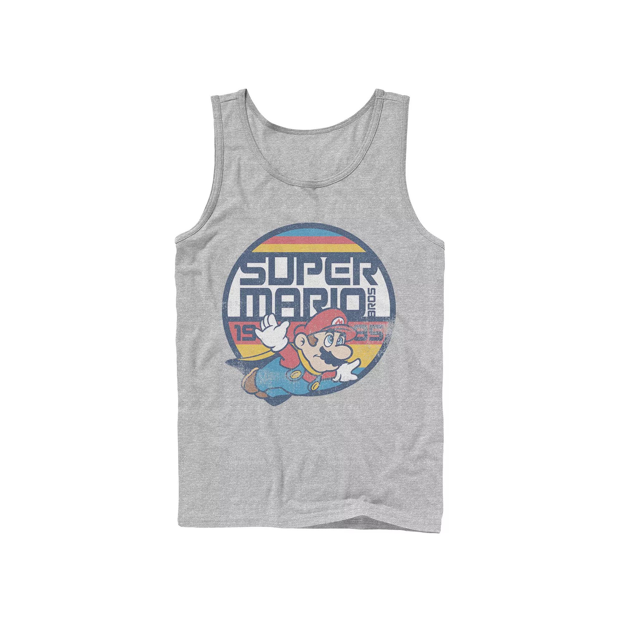 Men's Nintendo Super Mario Classic Retro Flying 1985 Tank Top,  Product Image