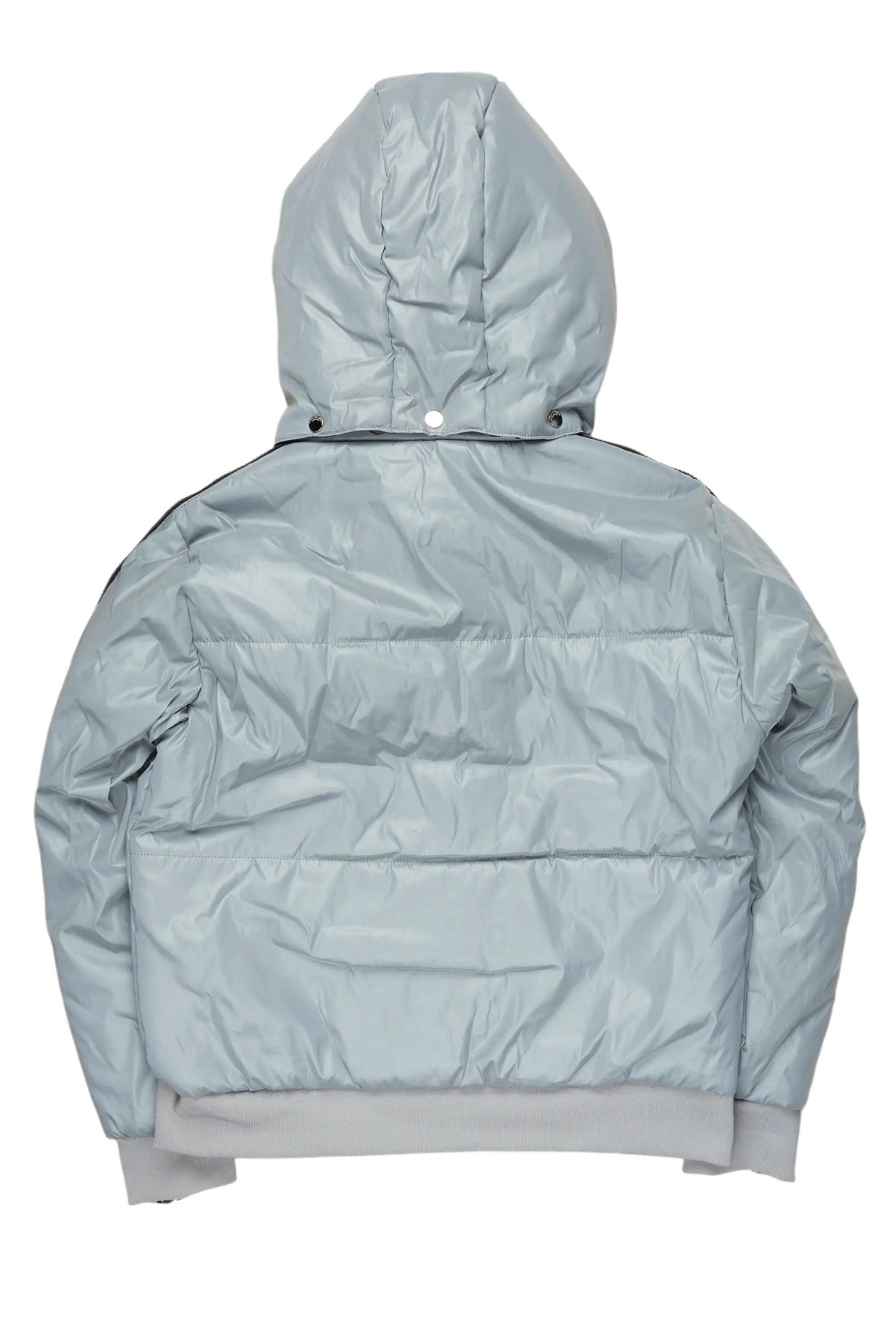 Chin Reflective Puffer Jacket Male Product Image