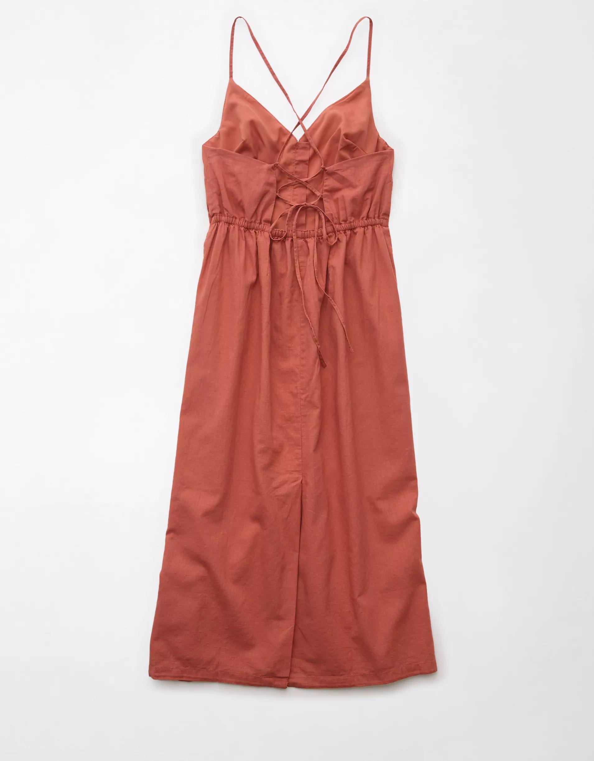 AE Button-Up Midi Dress Product Image