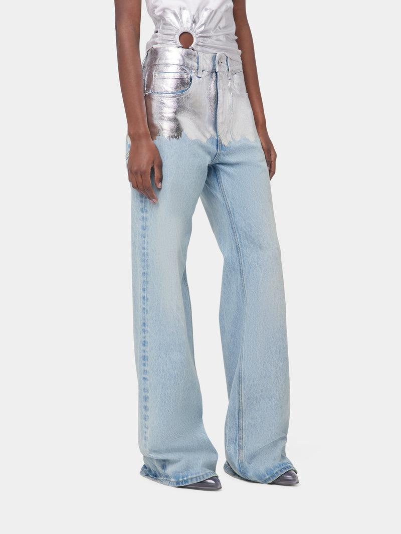 BAGGY TROUSERS IN DENIM Product Image