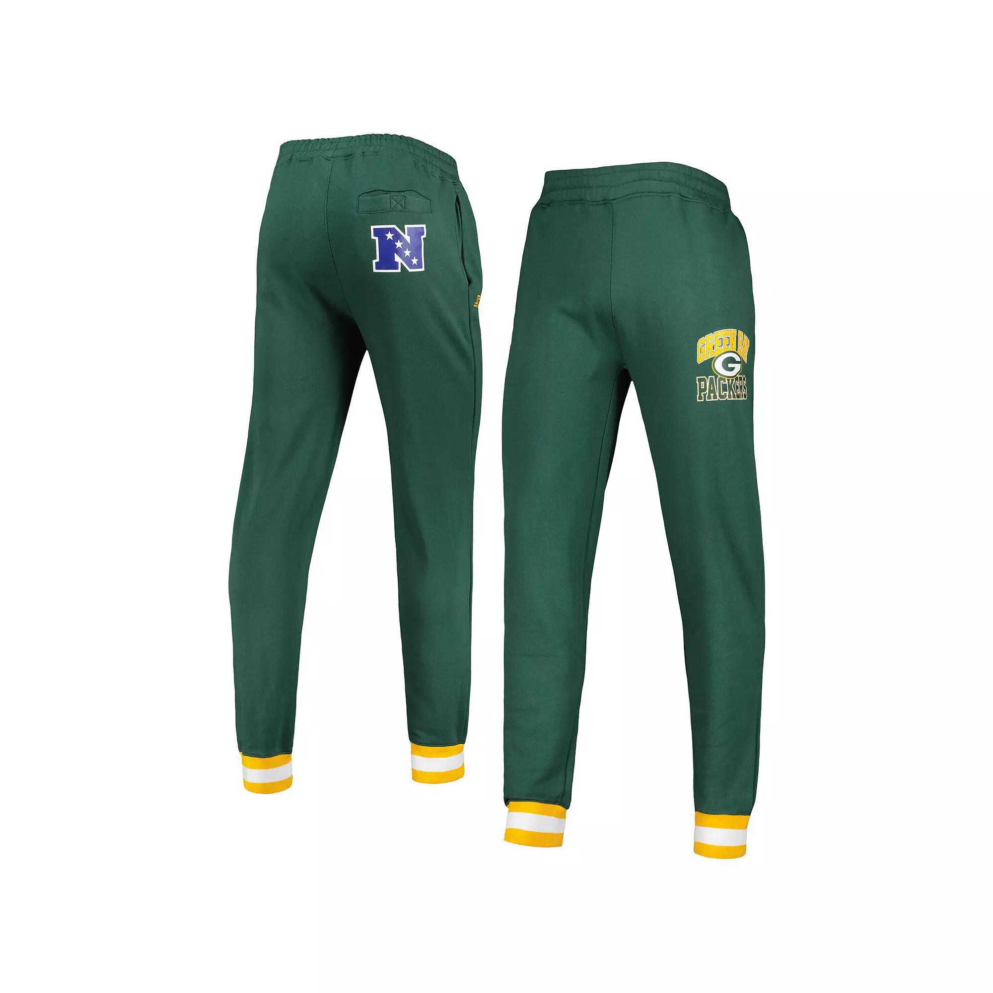 Men's Starter Green Green Bay Packers Blitz Fleece Jogger Pants, Size: Small Product Image