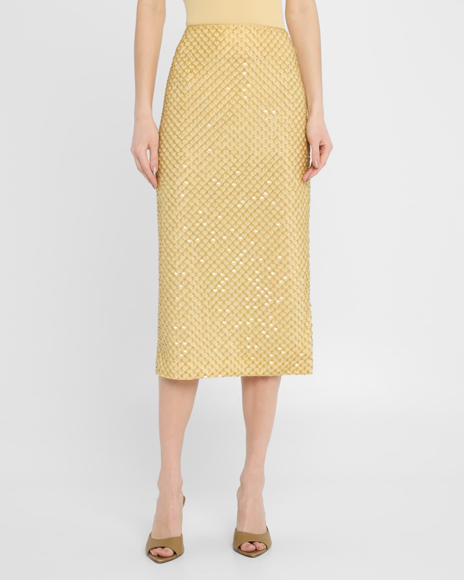 Allora Beaded Midi Skirt  Product Image