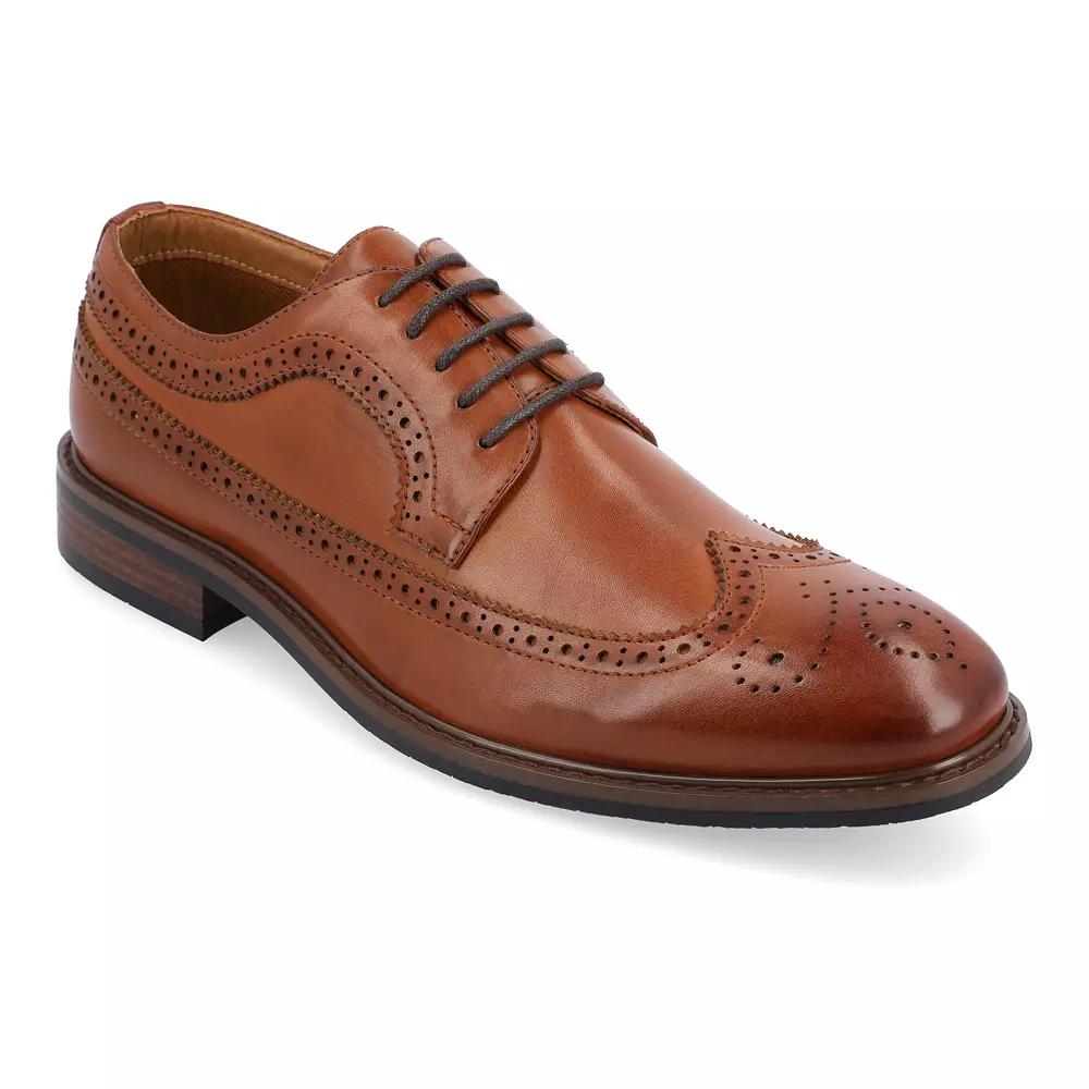 VANCE Gordy Men's Wingtip Dress Shoes,  Product Image