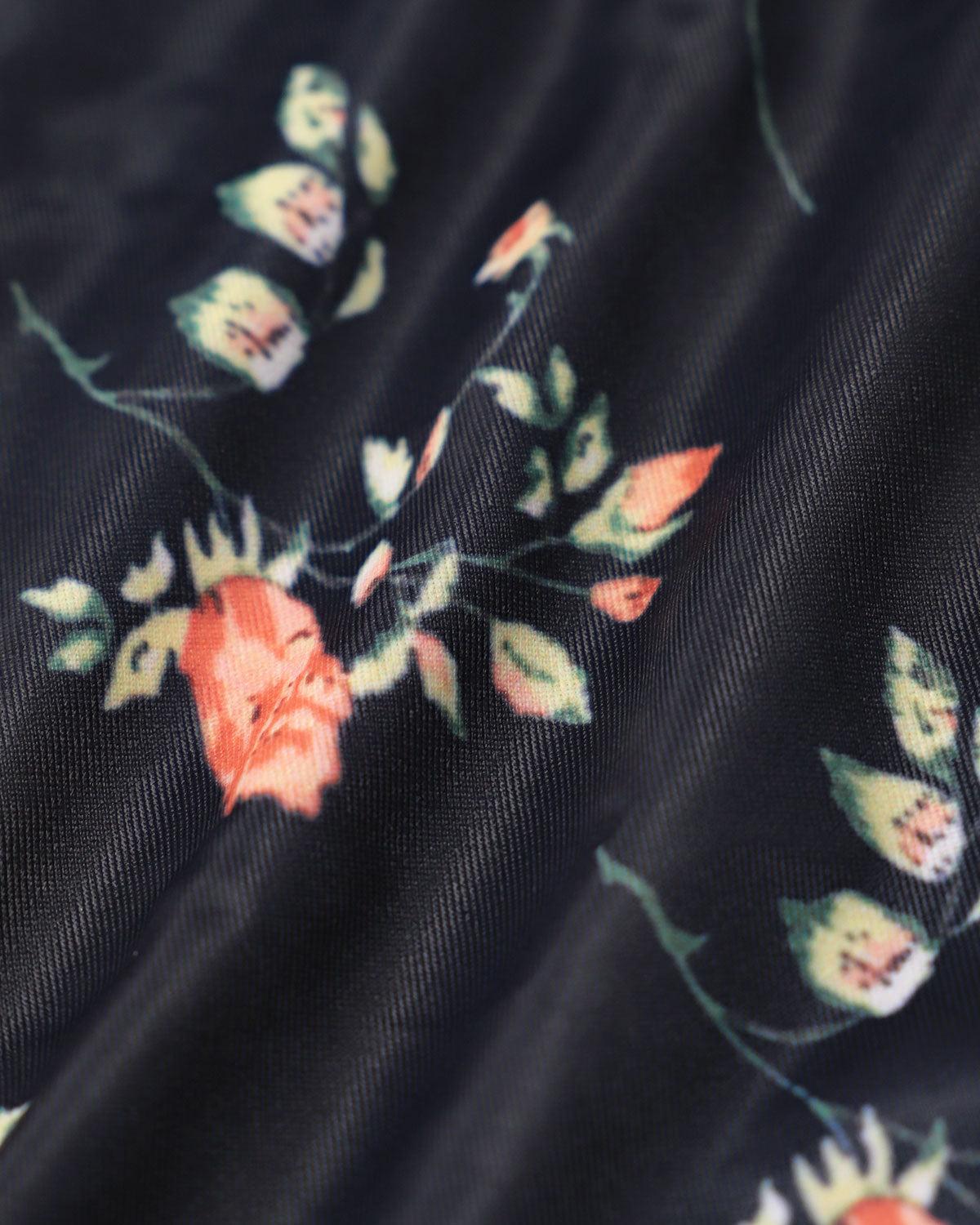 Black Floral Underwire Bikini Set Product Image