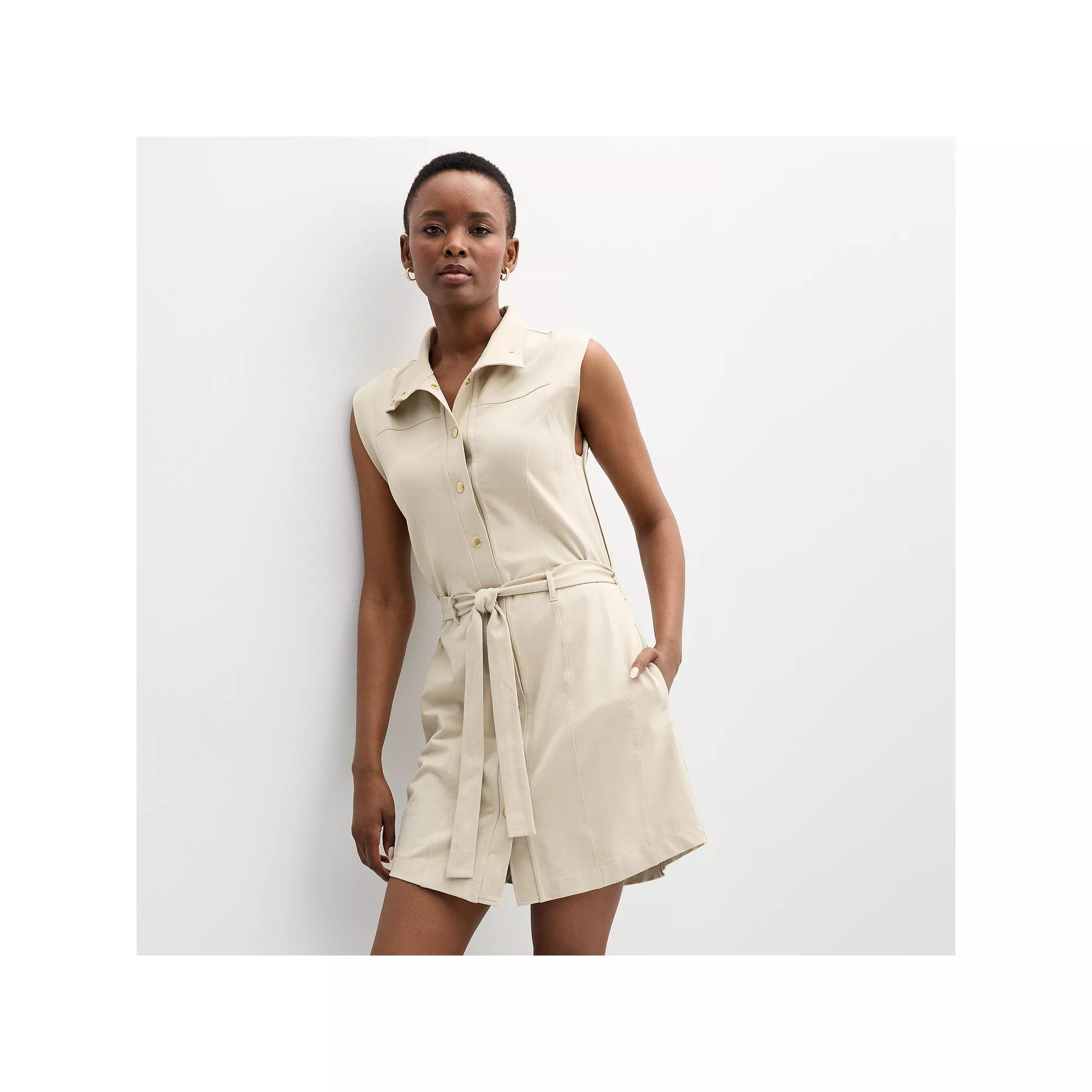 Womens Grey State Snap-Through Dress Product Image