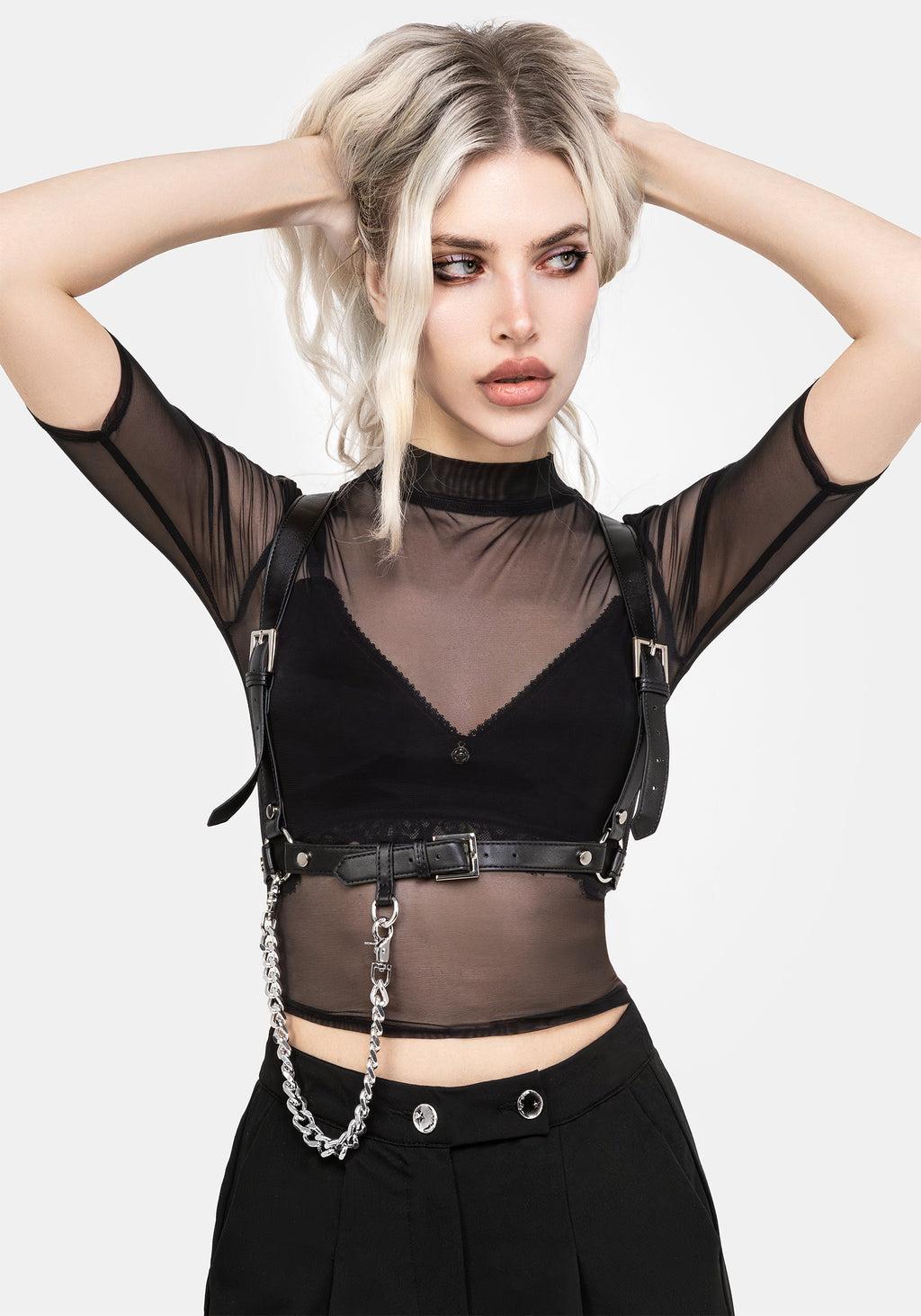 Jinx Mesh Short Sleeve Top Product Image