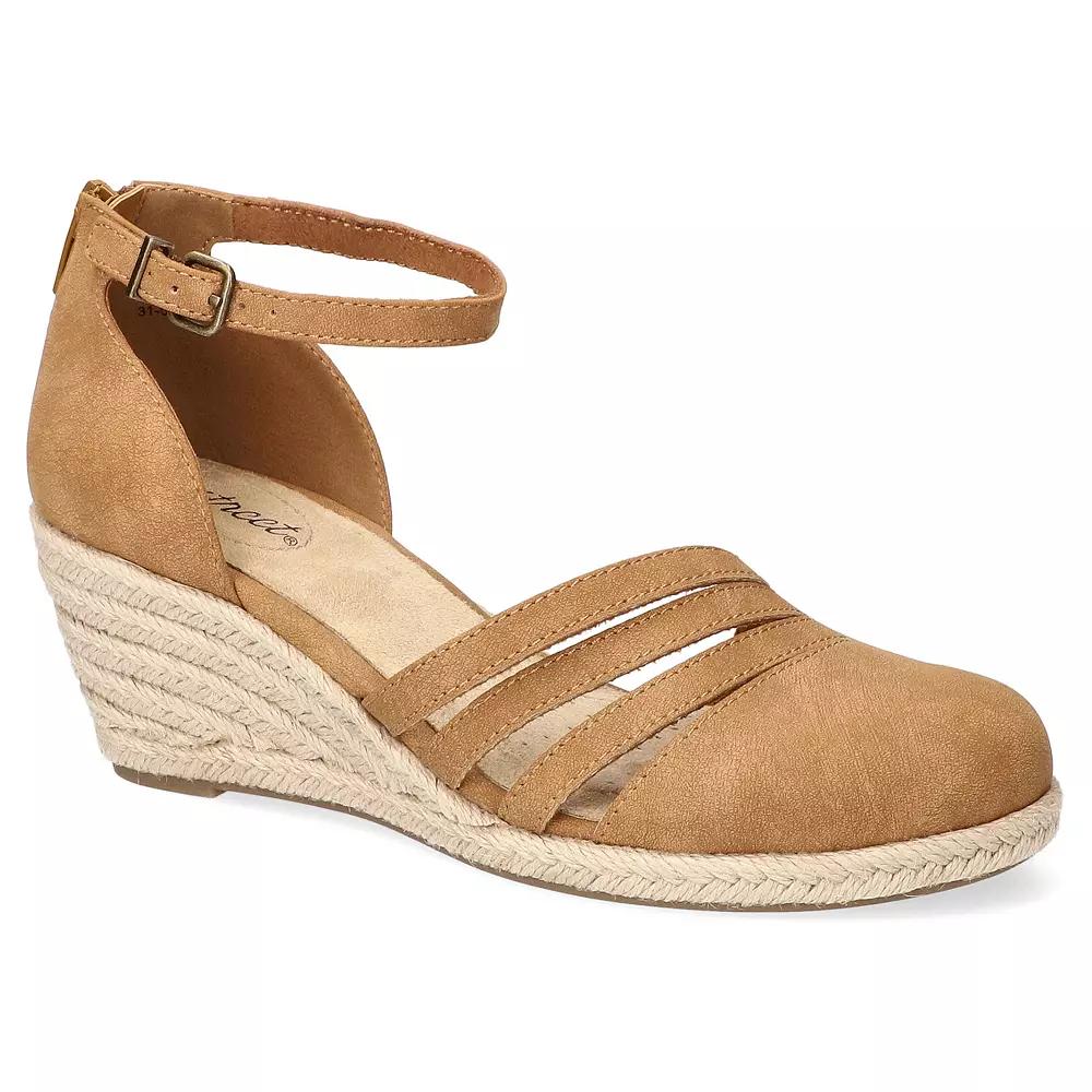Easy Street Daytona Espadrille Women's Wedge Sandals, Size: 11 Wide Product Image