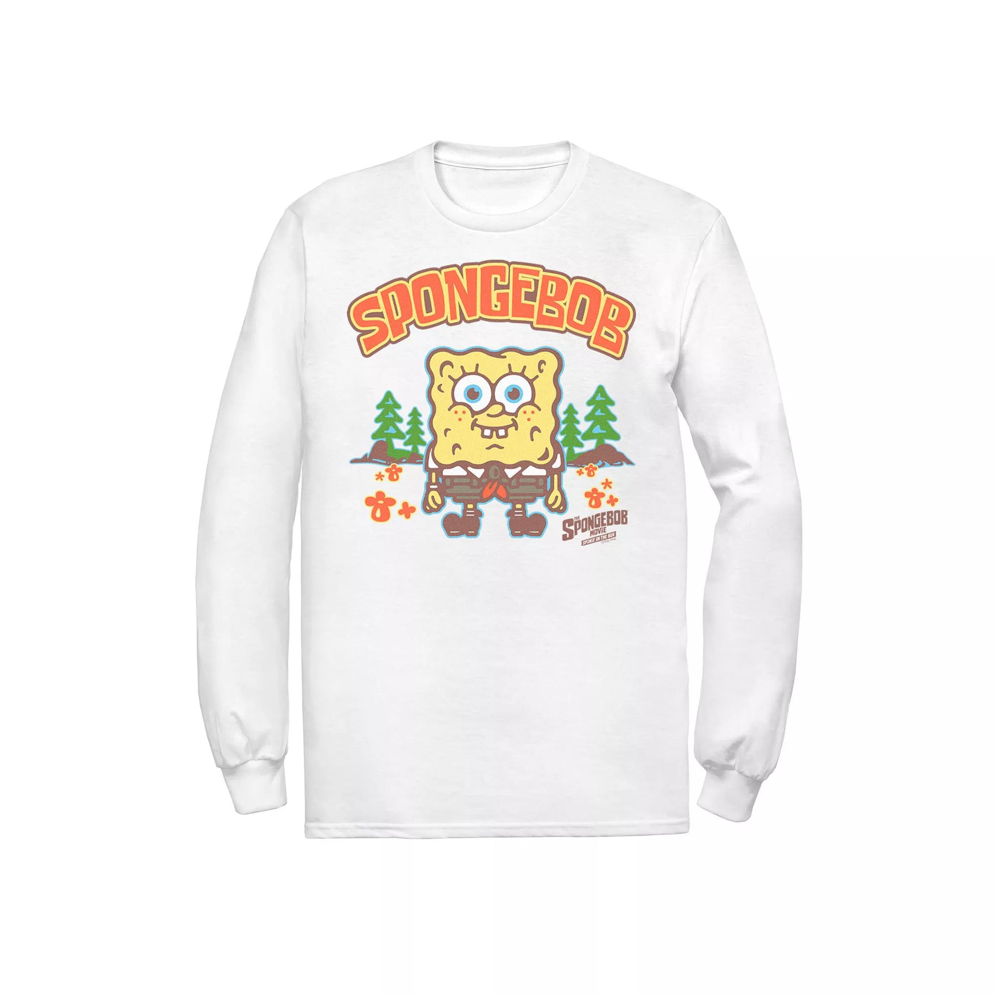 Men's Spongebob Movie Bubble Art Style Tee,  Product Image