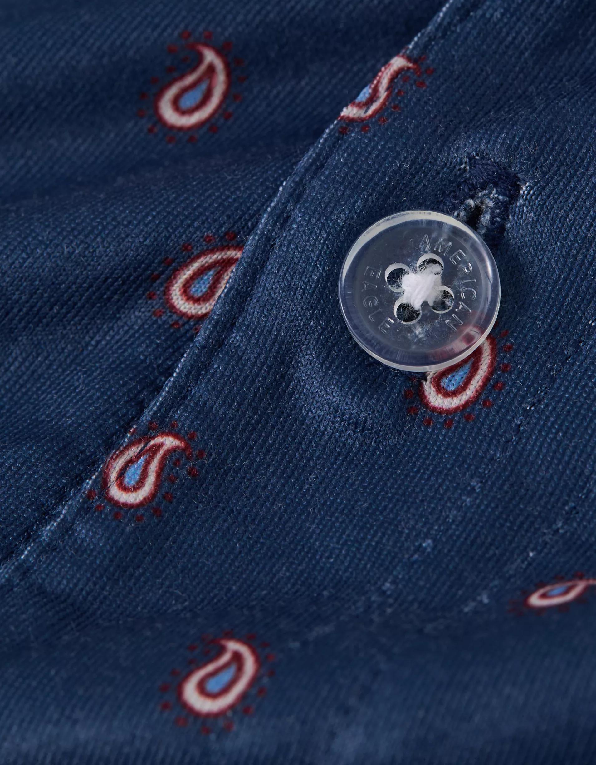 AEO Men's Paisley Ultra Soft Pocket Boxer Short Product Image