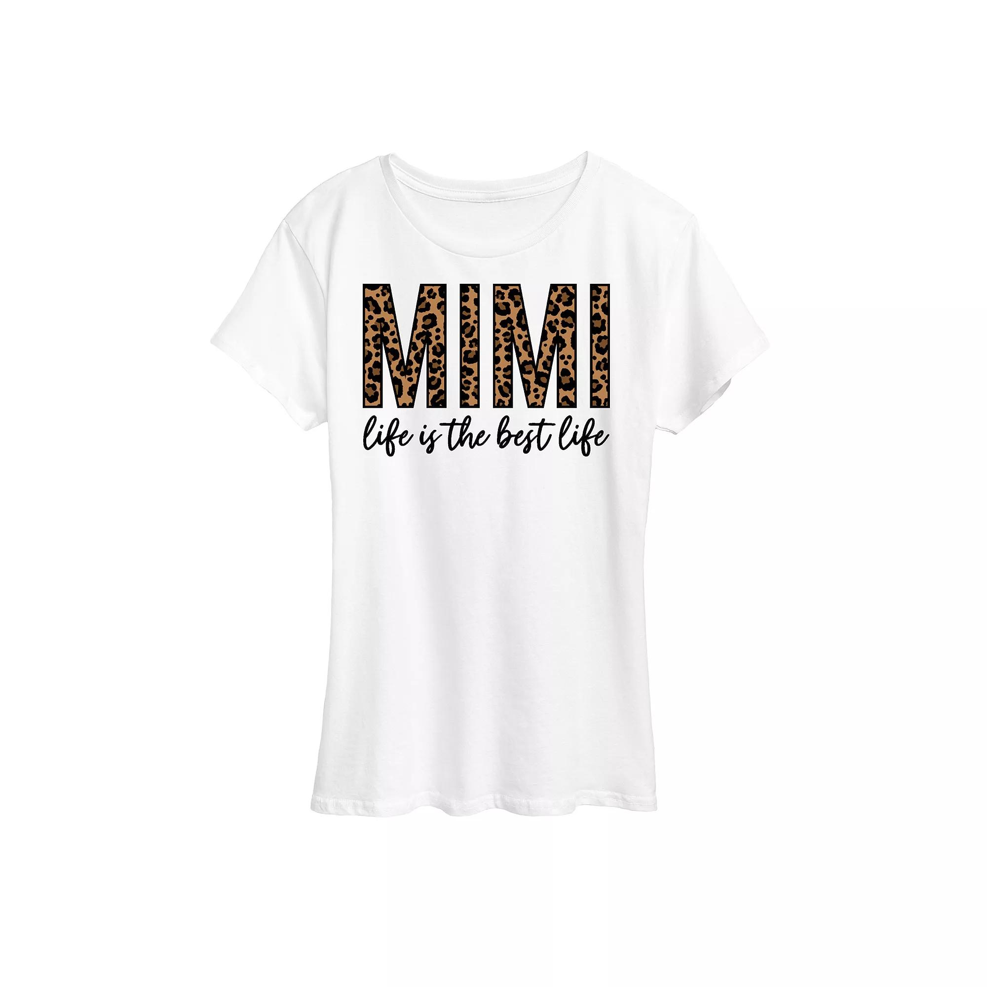 Women's Mimi Life Is The Best Life Graphic Tee,  Product Image