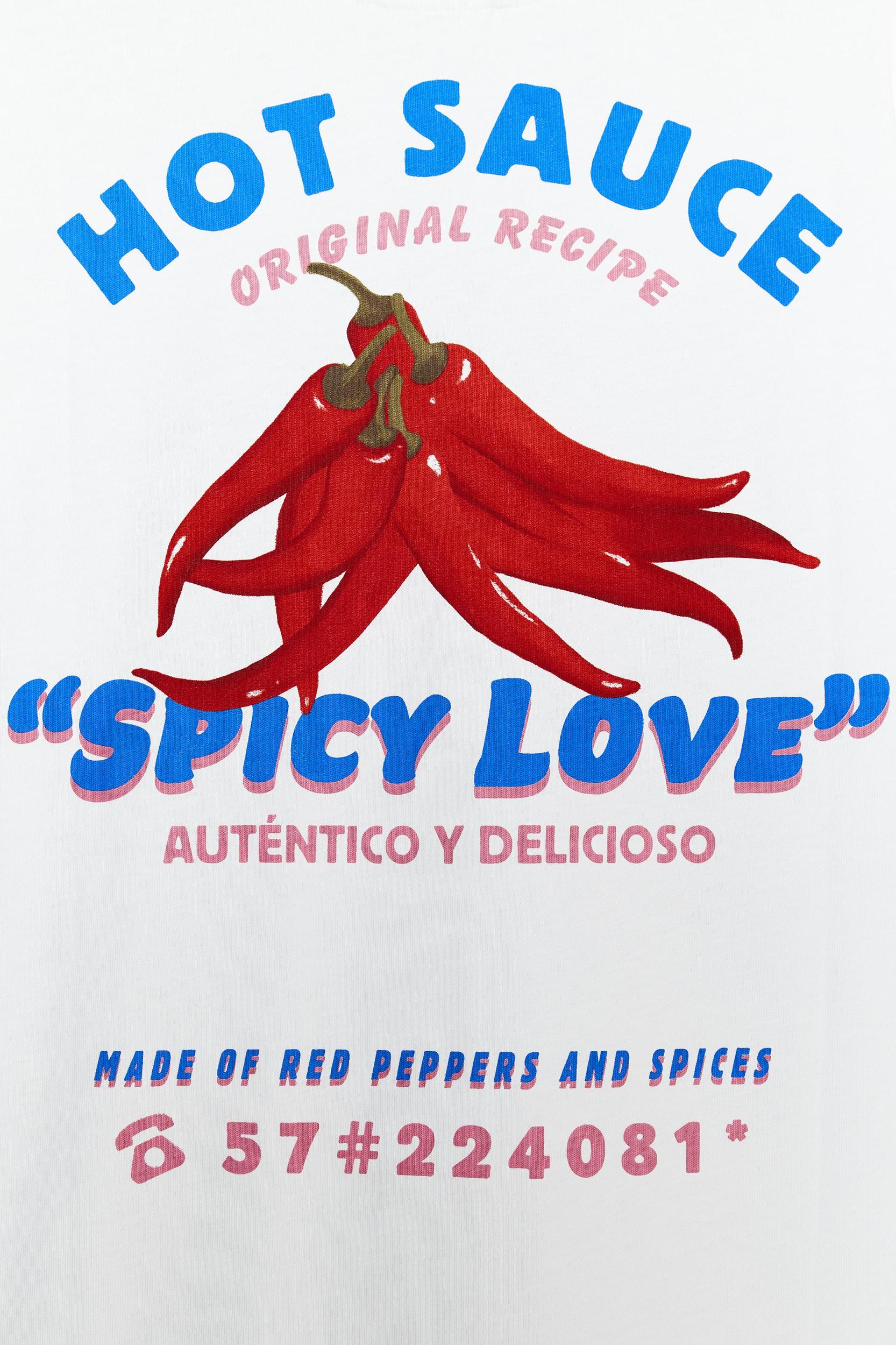 TEXT PRINT T-SHIRT Product Image