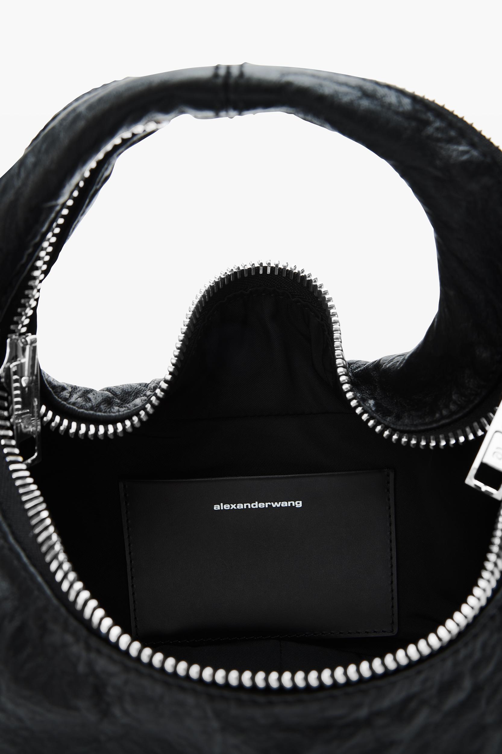 Black Memory Leather Mini Twyst Bag Product Image