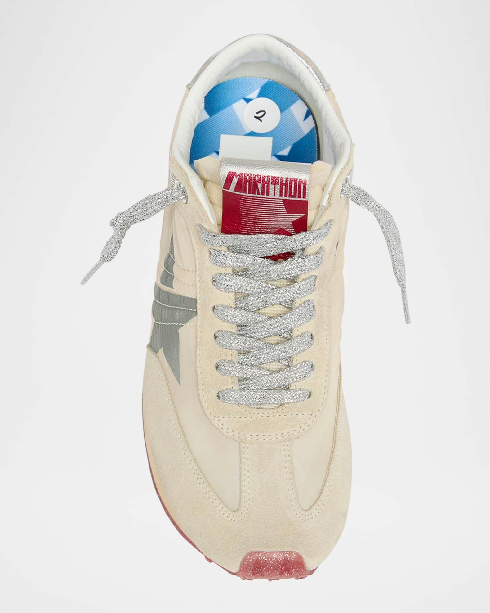 Running Marathon Suede Nylon Sneakers Product Image