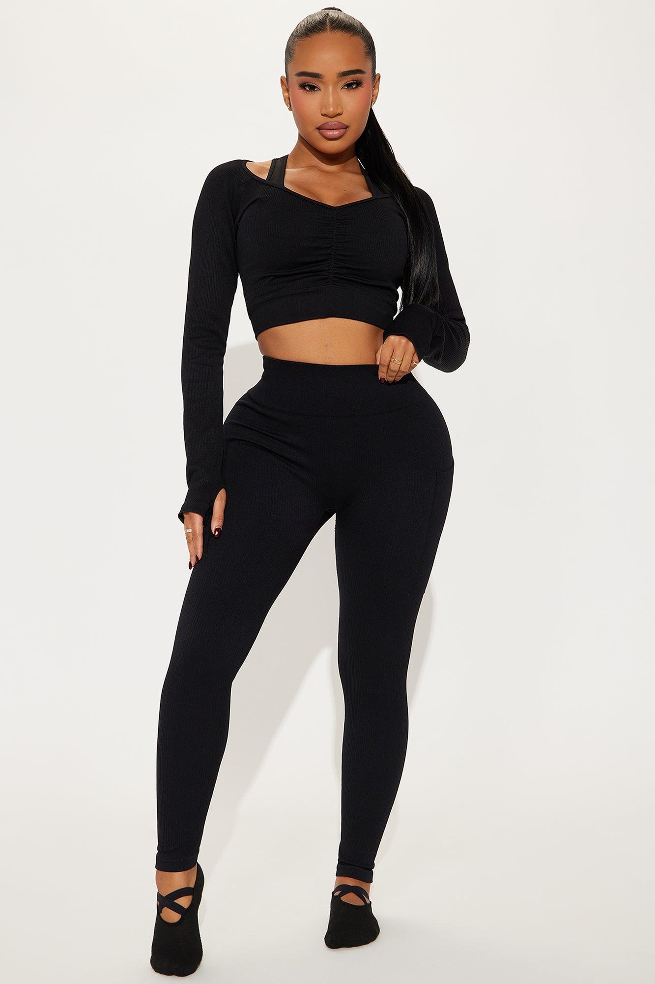 Prone Work Effortless Seamless Active Set - Black Product Image