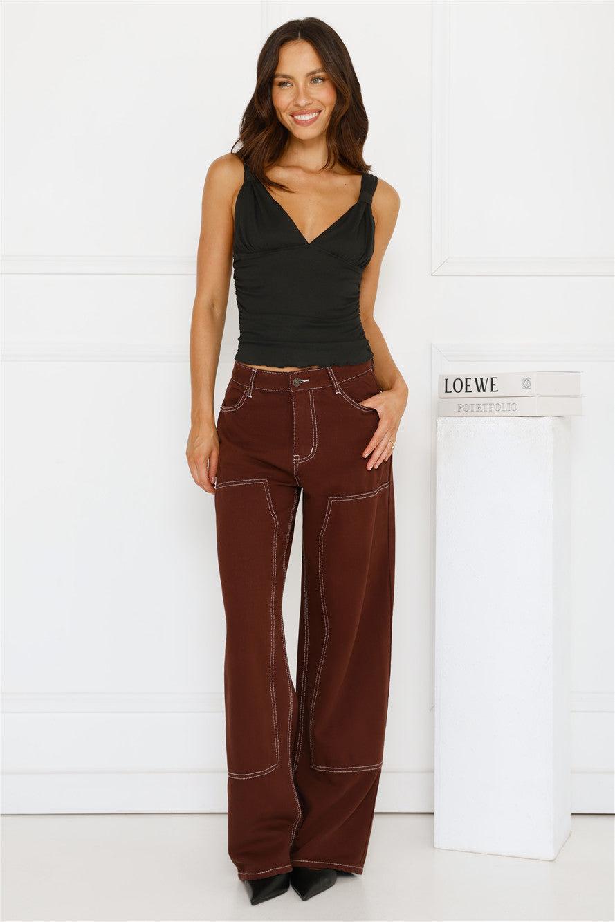 Sea Salt Air Top Black Product Image