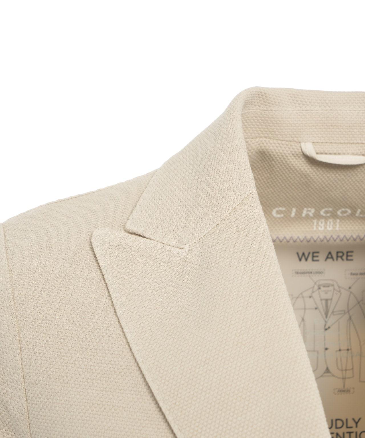 Double-breasted blazer in oxford Product Image