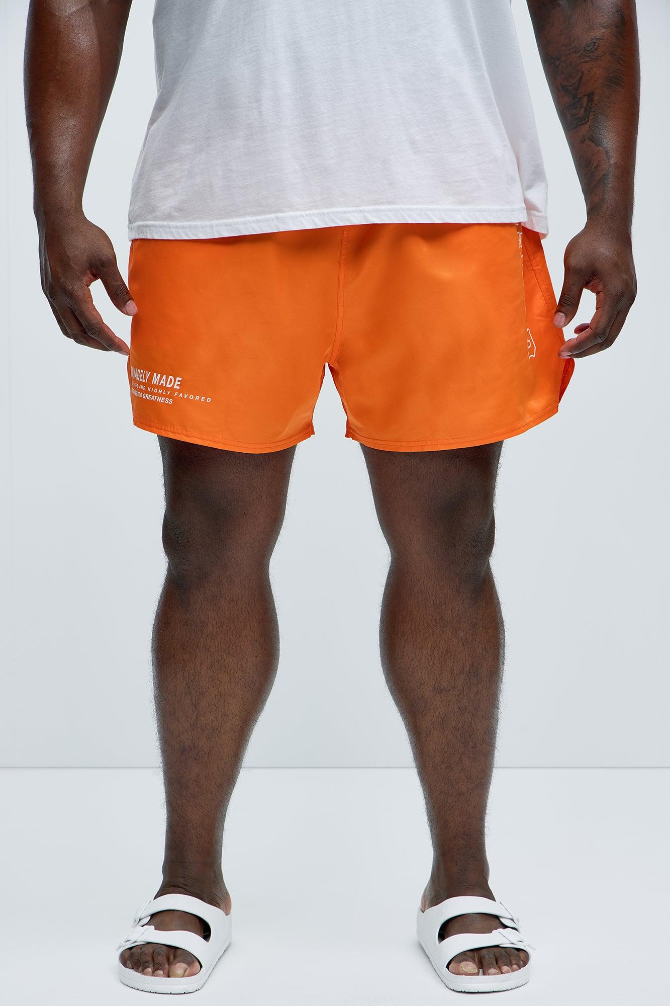 Blessed Swim Mid Trunk - Orange Product Image