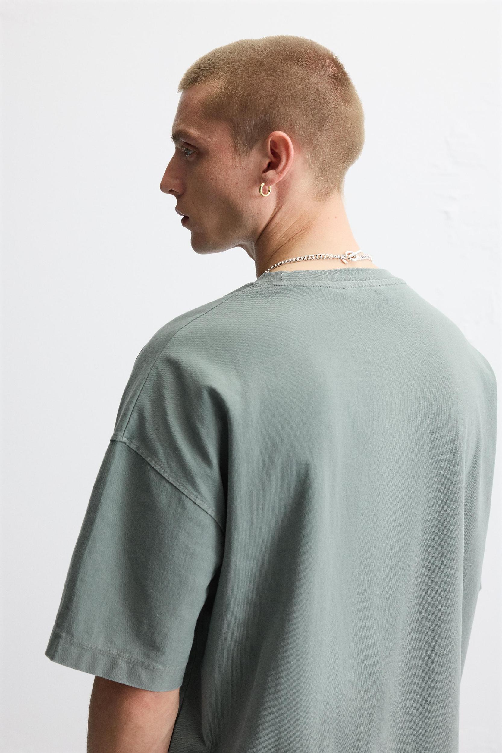 LIGHTWEIGHT WASHED BOXY FIT T-SHIRT Product Image