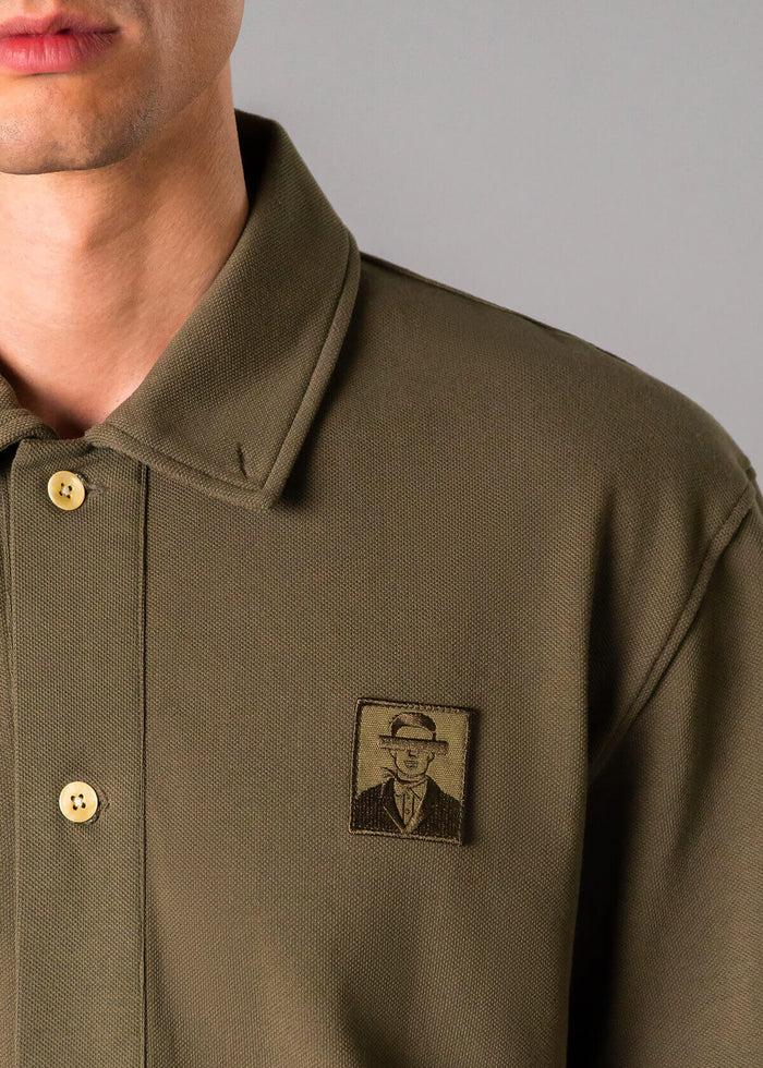 Pique Polo Olive Product Image