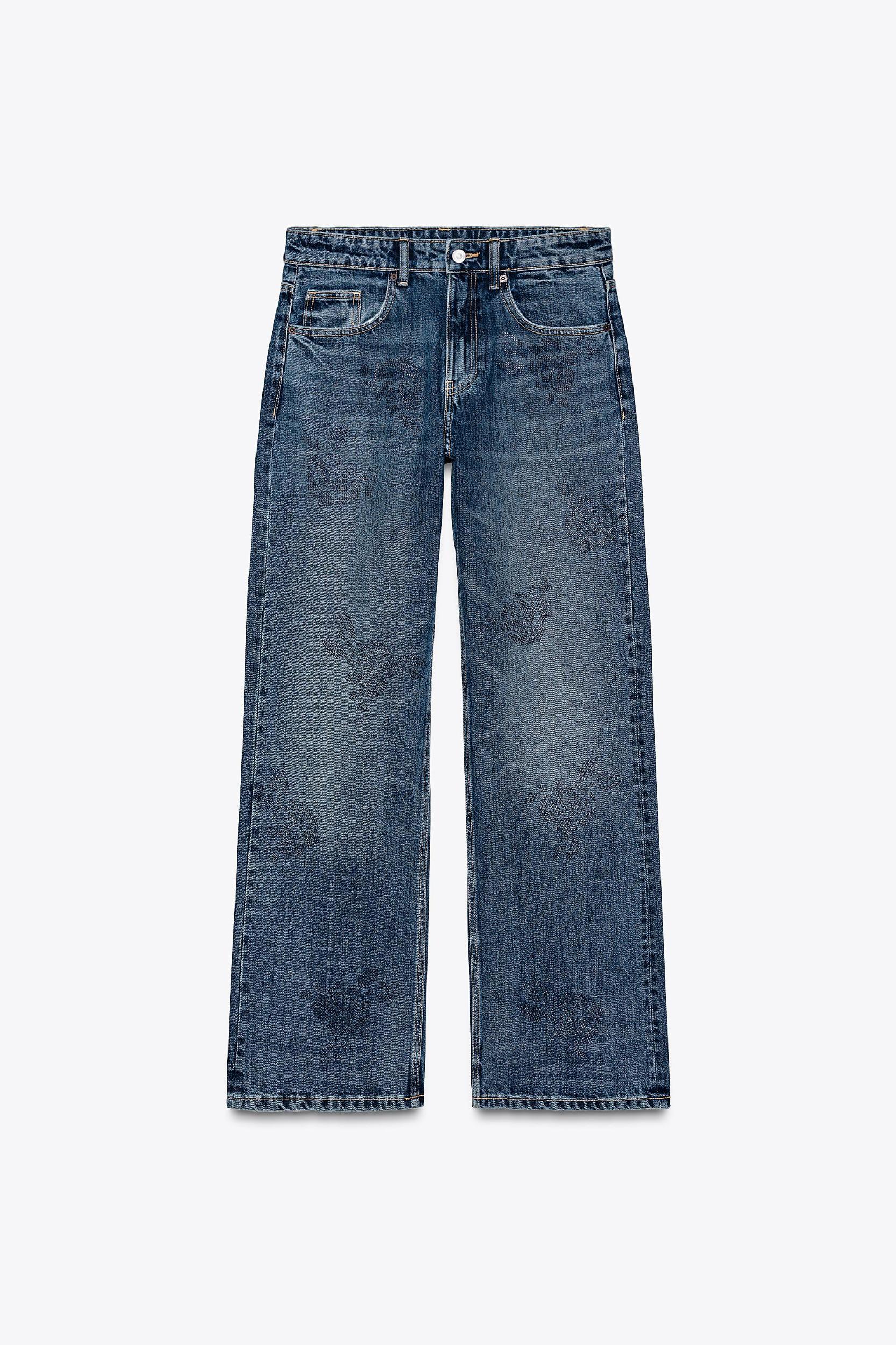 TRF MID-RISE WIDE LEG JEANS Product Image