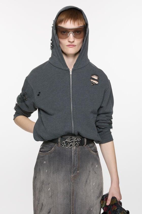 Hooded zipper sweater Product Image