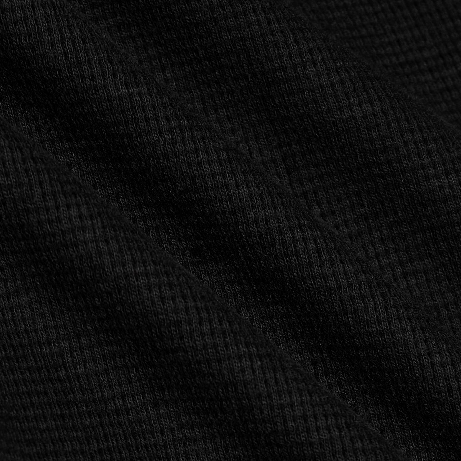 Black Waffle Hoodie Product Image
