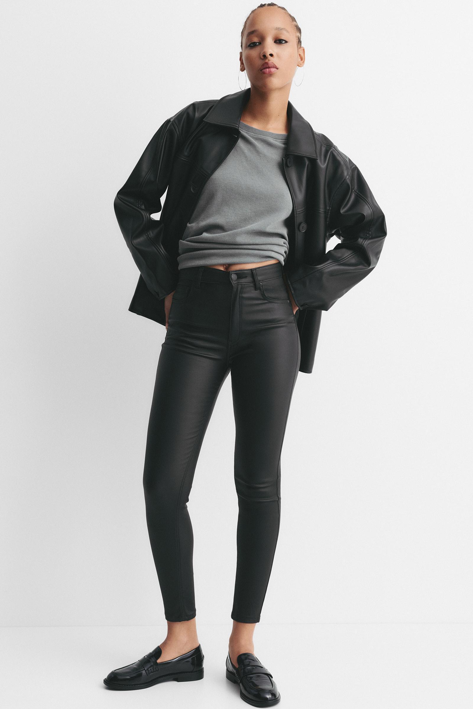 Coated skinny jeans Product Image