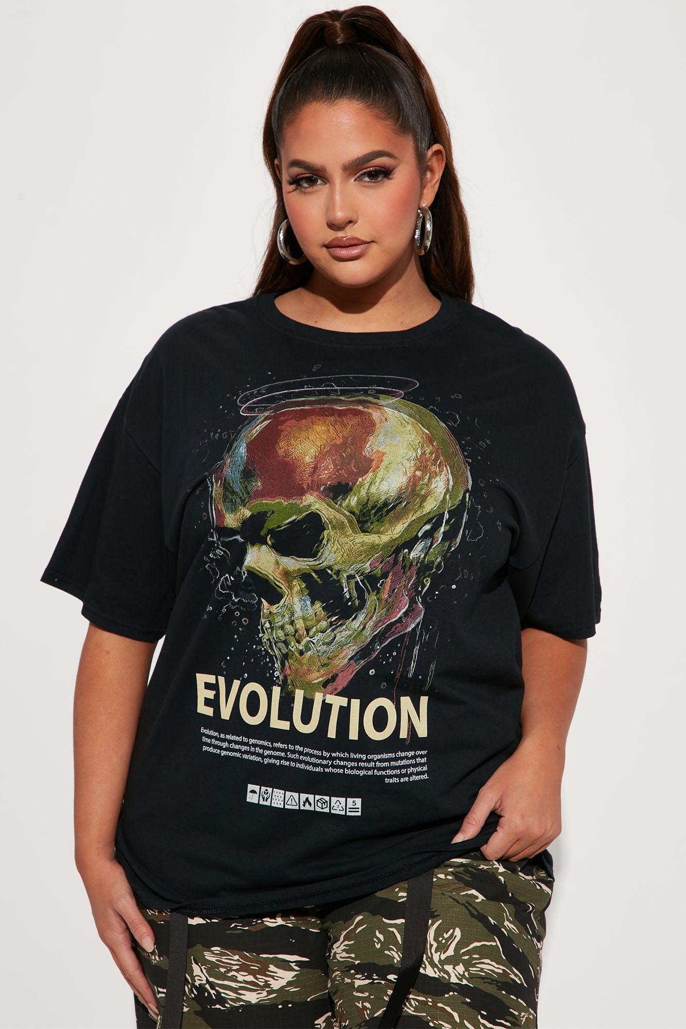 Evolution Graphic T-Shirt - Black Product Image