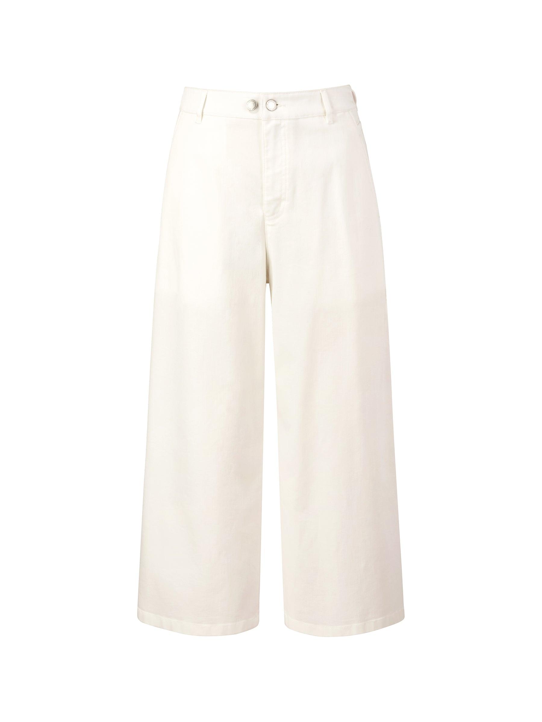 Pre-Order Denim Adjustable Waist Women Ankle-Length Jeans Product Image