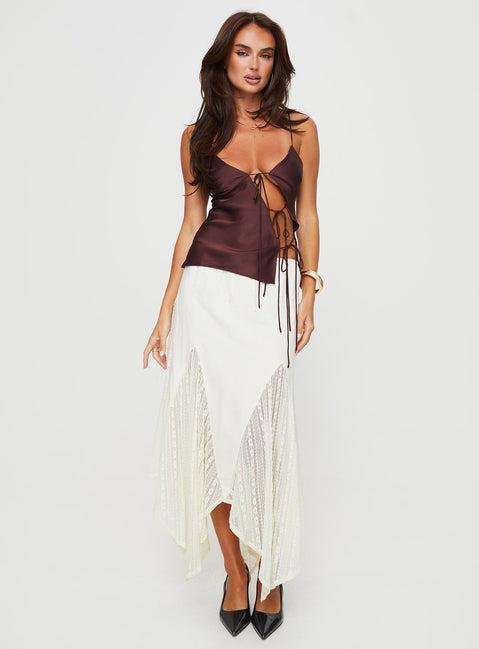 Mariah Cami Top Brown Product Image