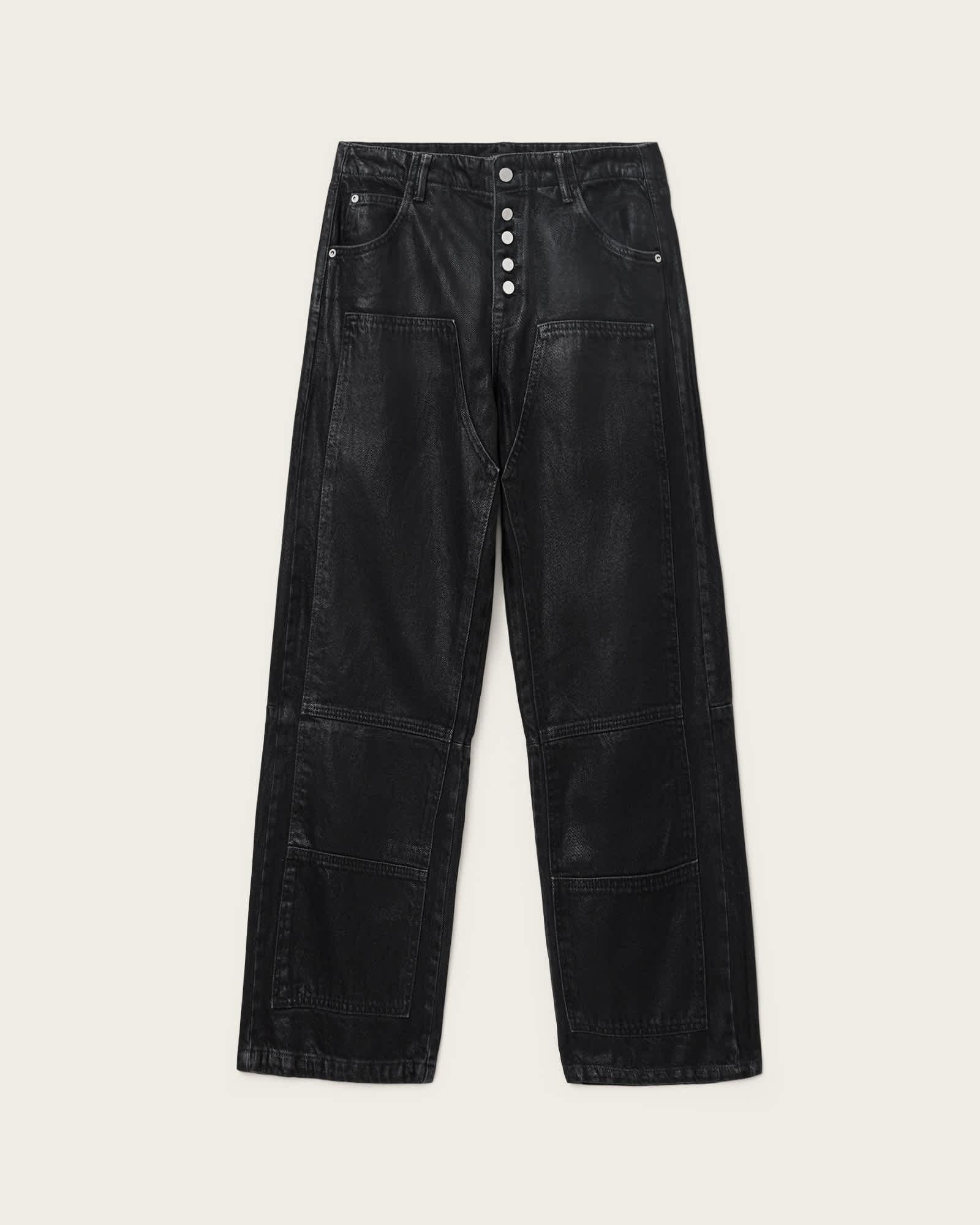 Tay Carpenter Jeans Coated Black | ALLSAINTS US Product Image