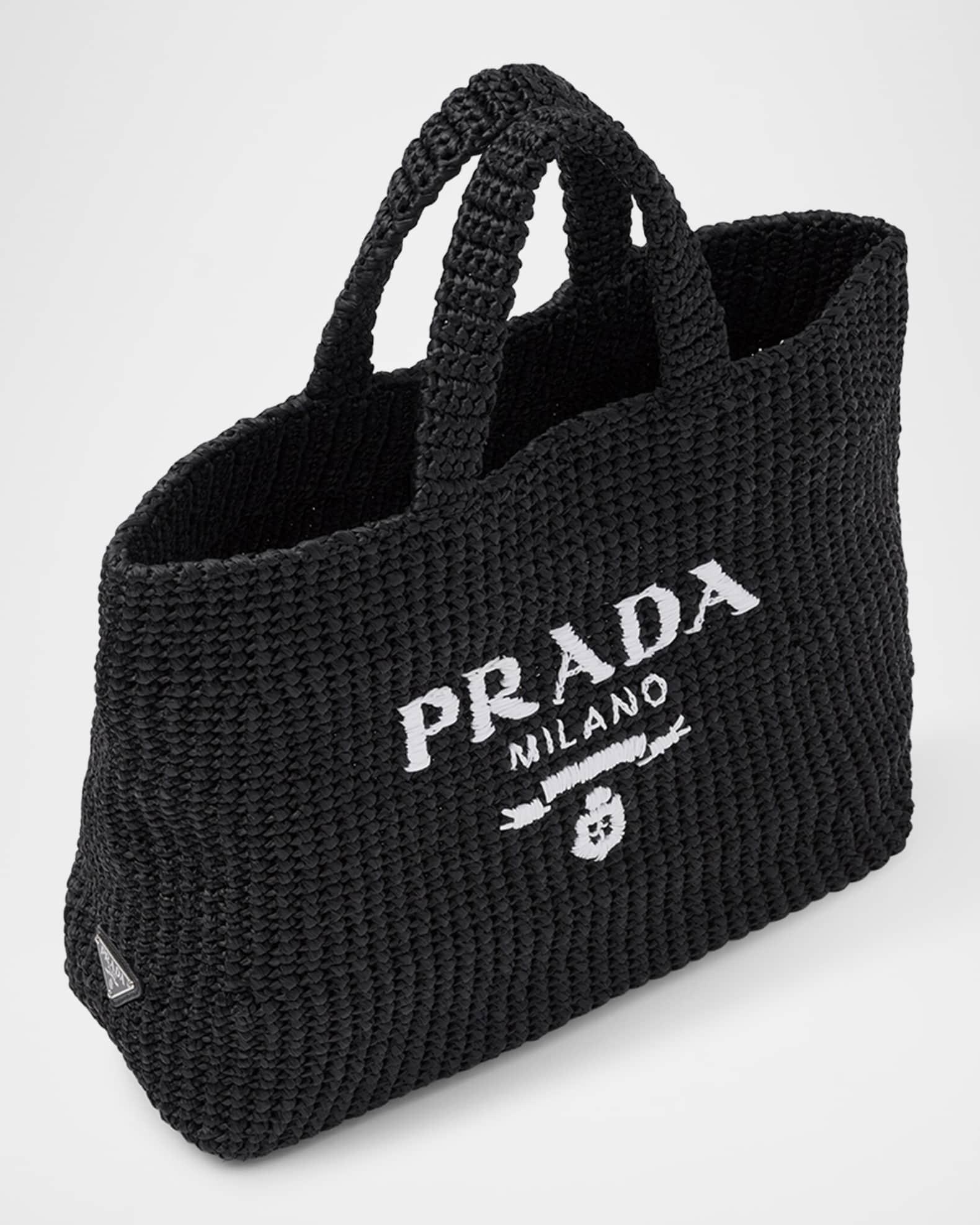 Logo Raffia Shoulder Bag Product Image