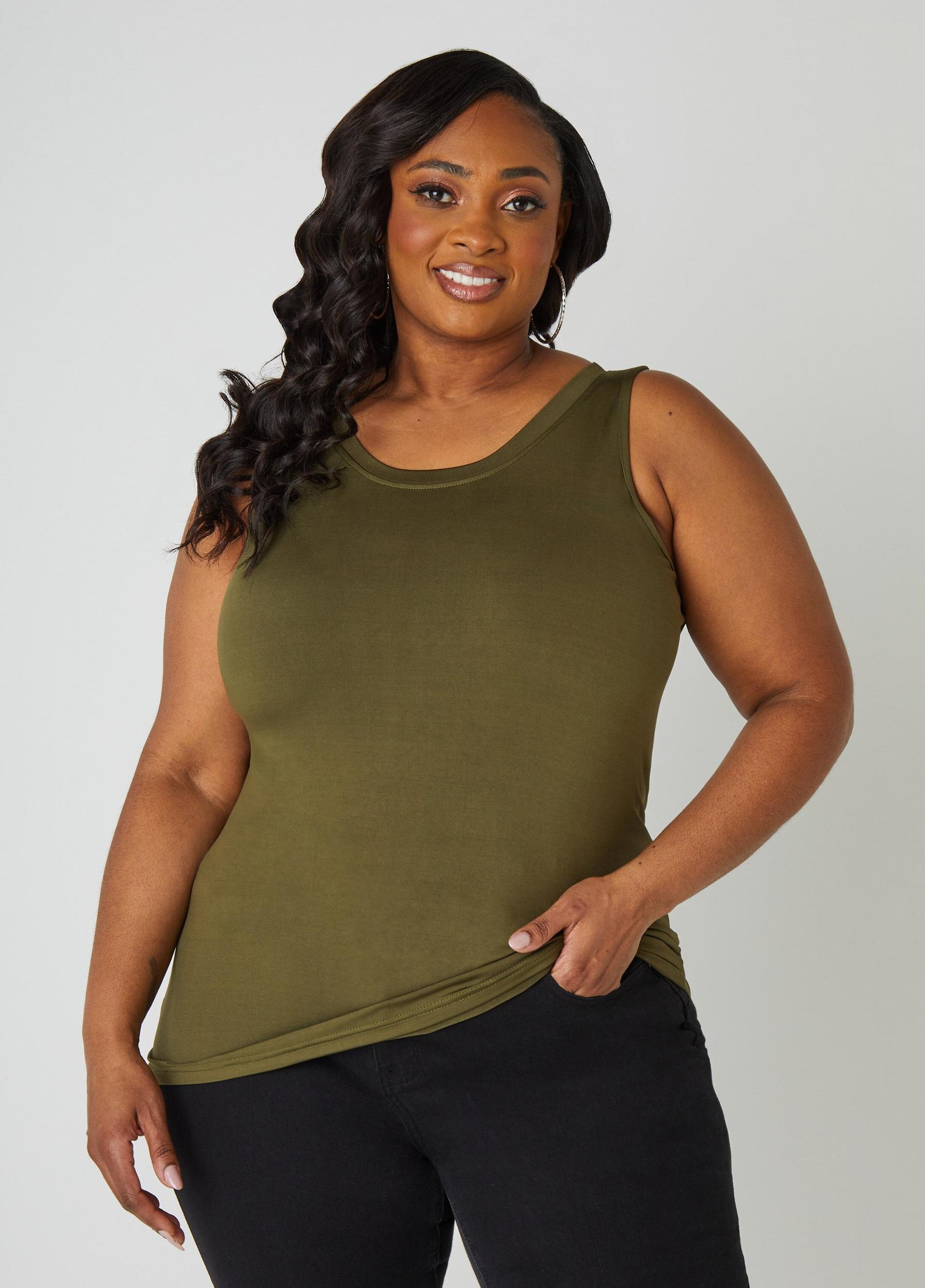 Plus Size The Basic Tank Top Ashley Stewart Product Image