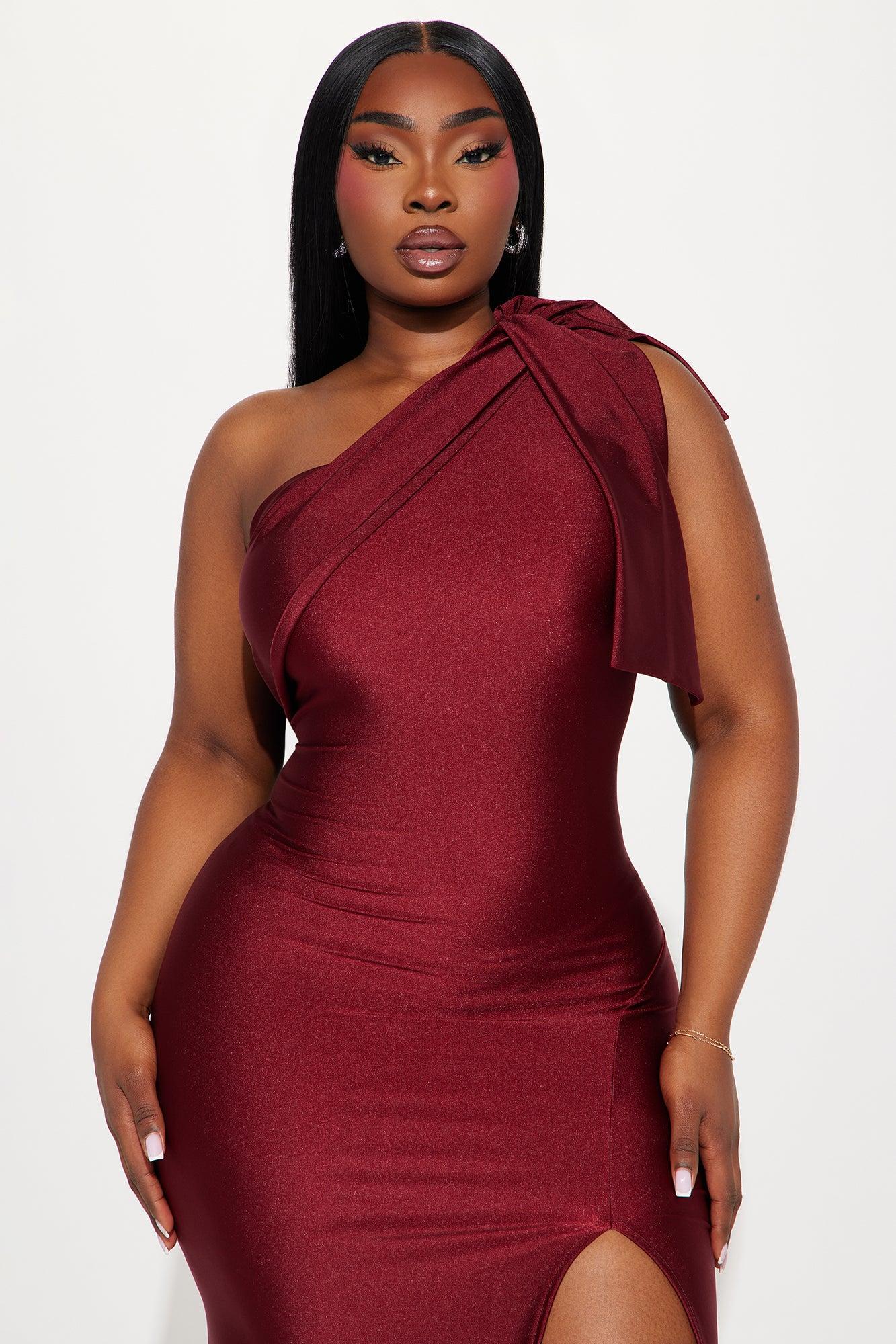 Gabriette Maxi Dress - Burgundy Product Image